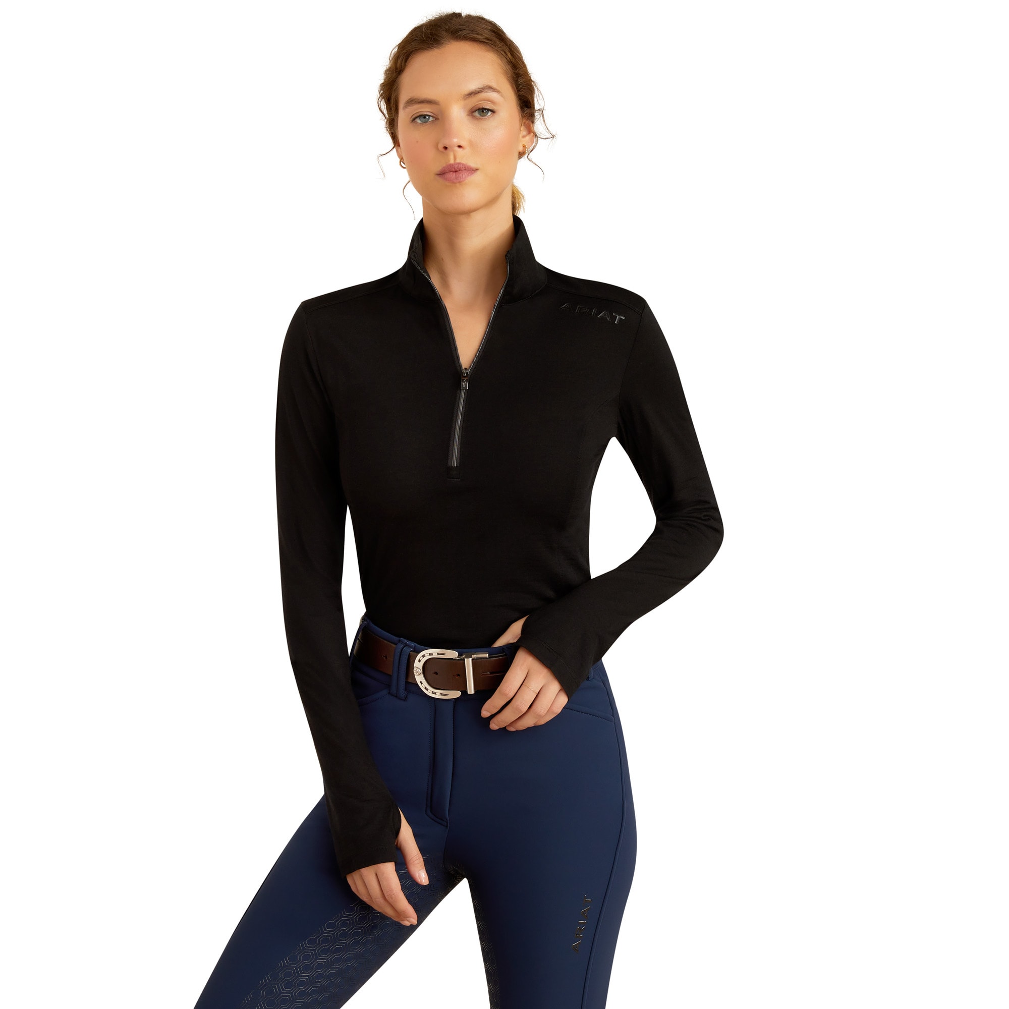 Riding Shirt Cheviot - Black