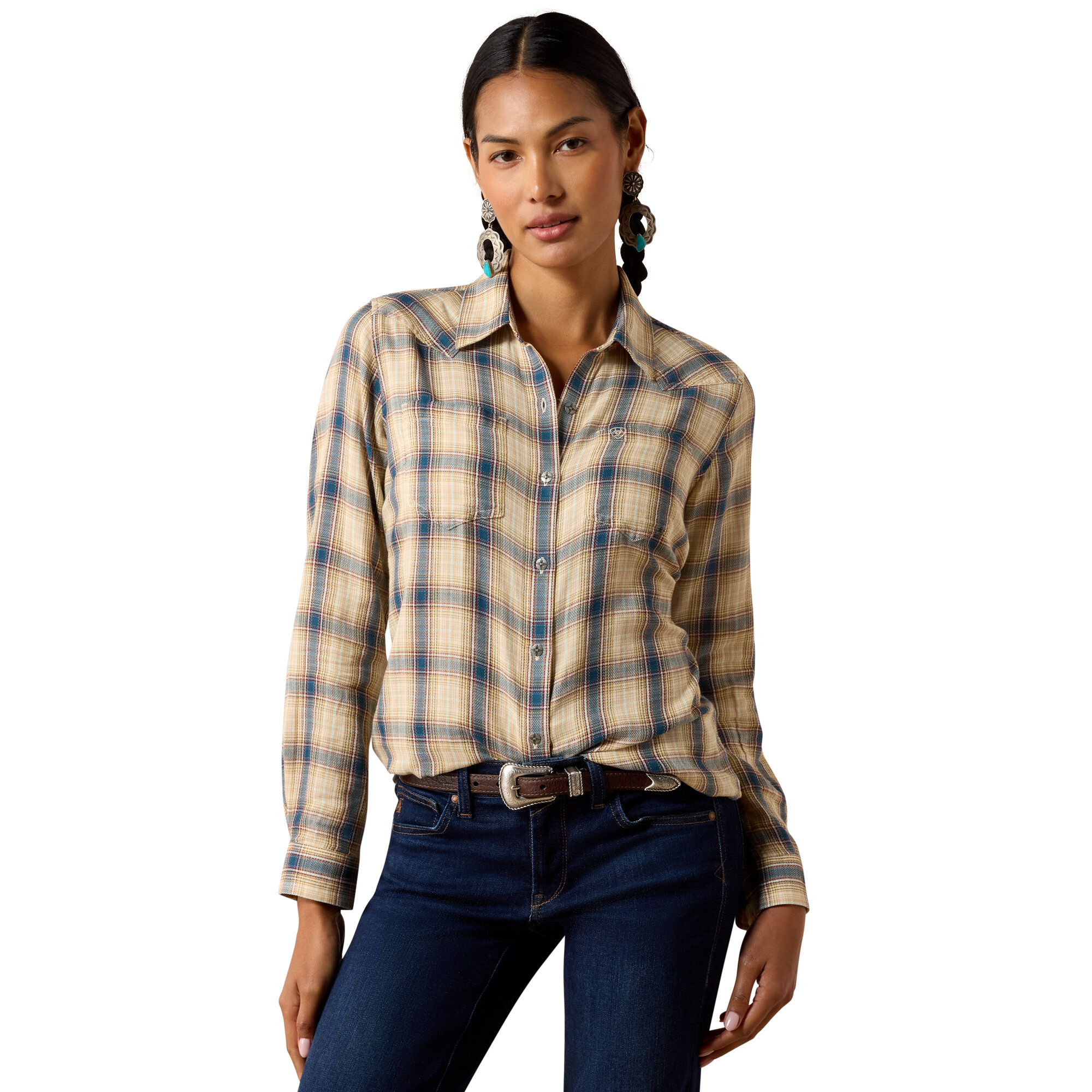 Billie Jean Shirt - Horizon Plaid