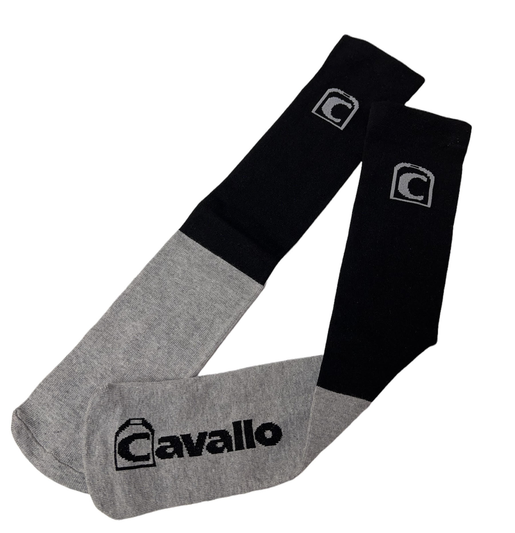 Cavalsaba Duo Riding socks - Black