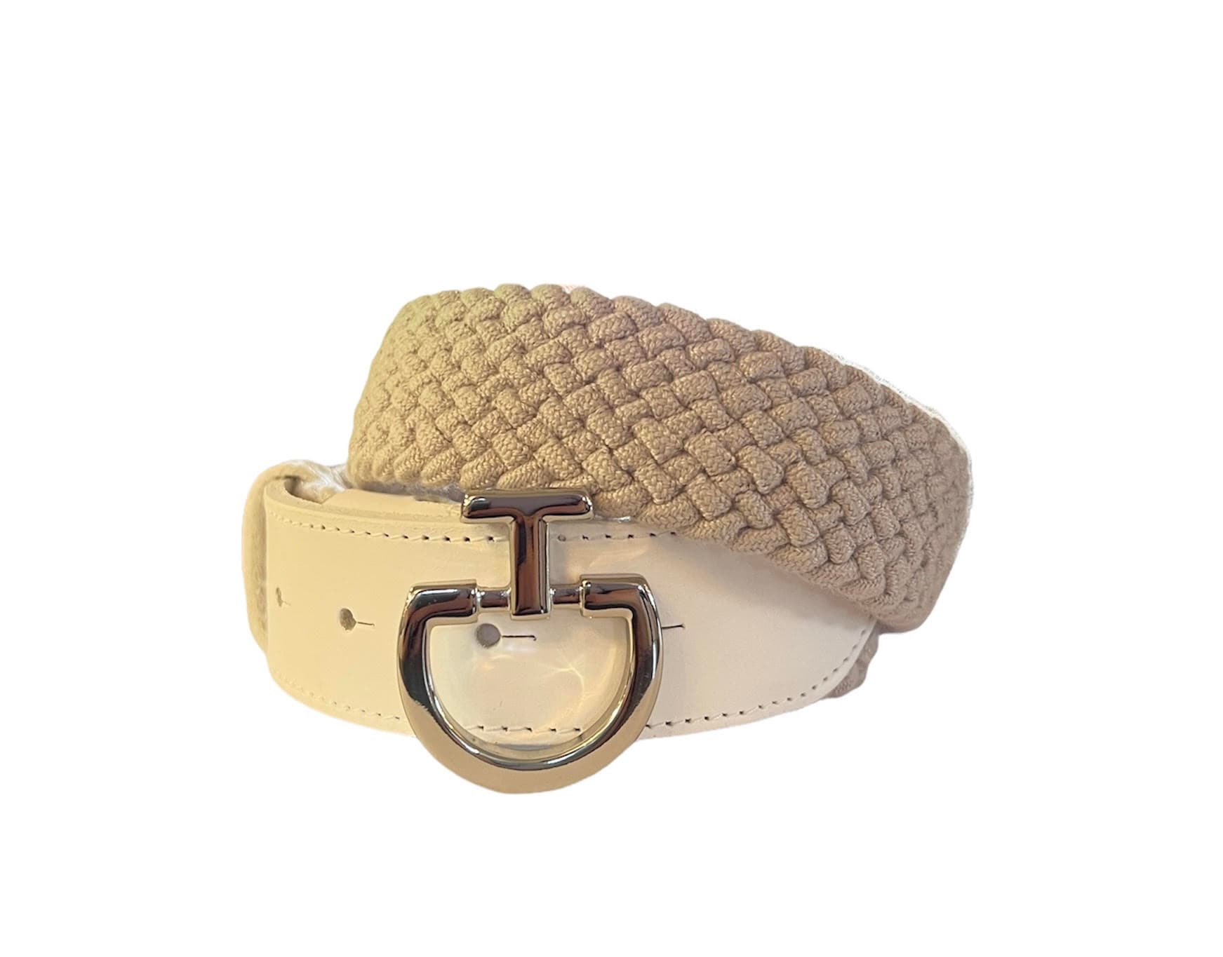 CT Elastic Belt from Cavalleria Toscana - Beige - Hogstaonline - Hogsta  Ridsport