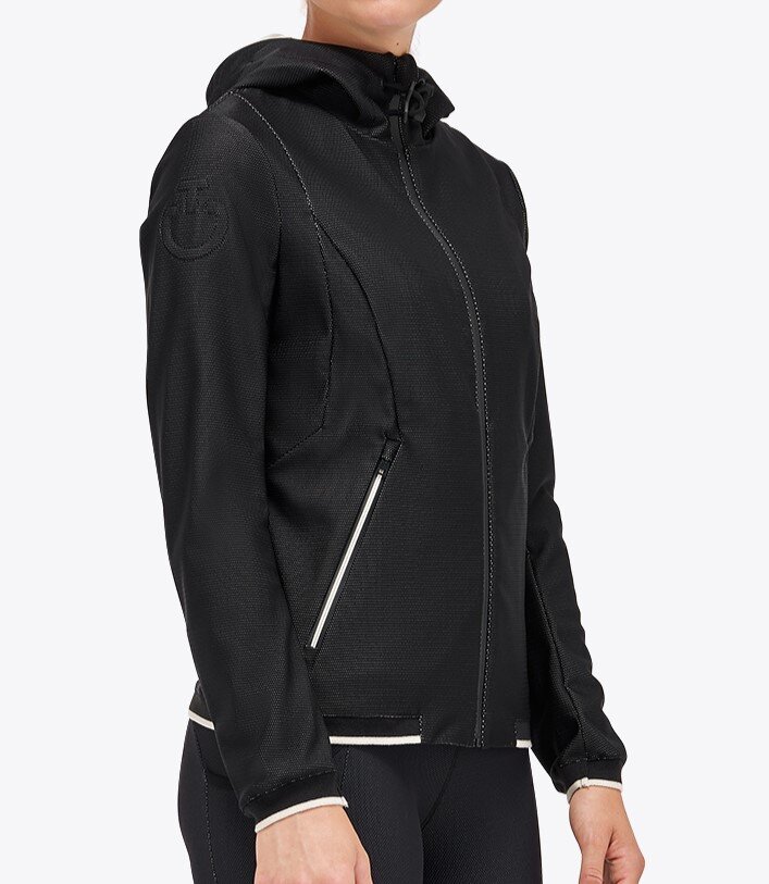 Hooded Mesh Softshell Jacka - Svart