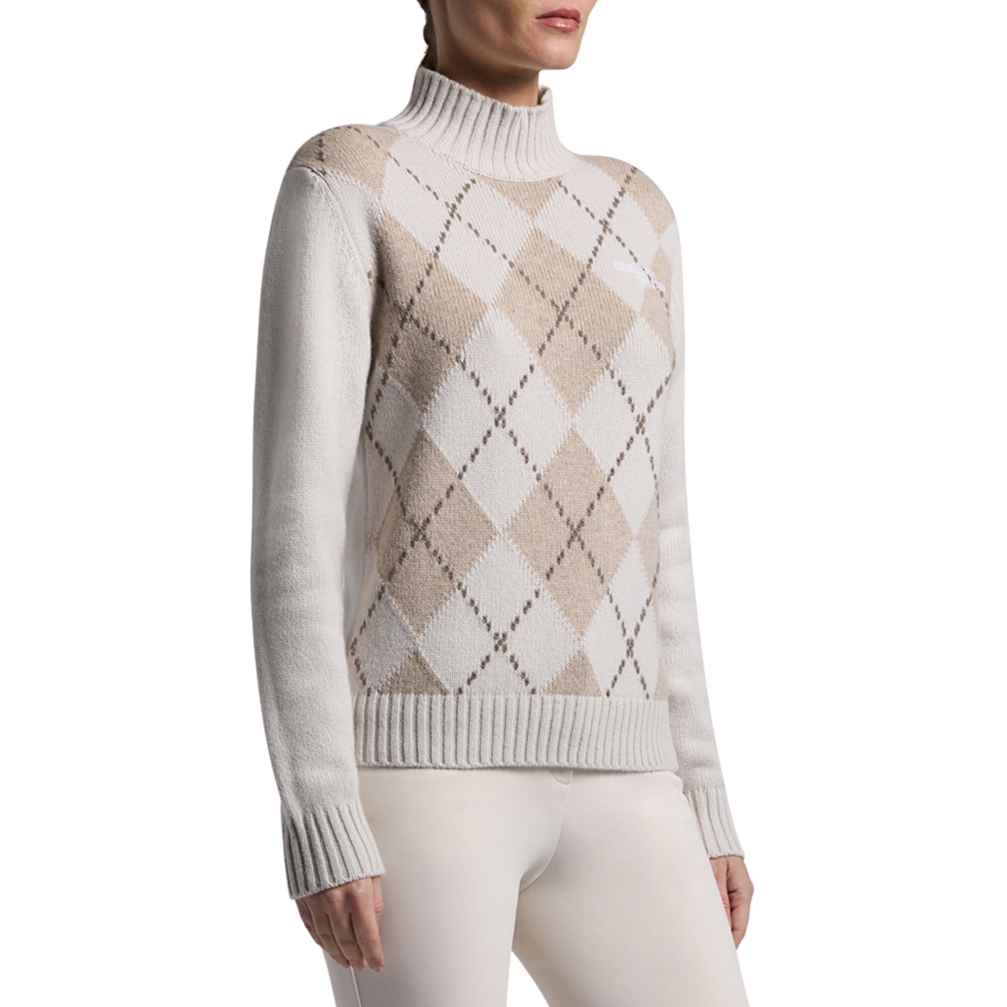 CT Wool Turtleneck - Rombi/Rainy Day