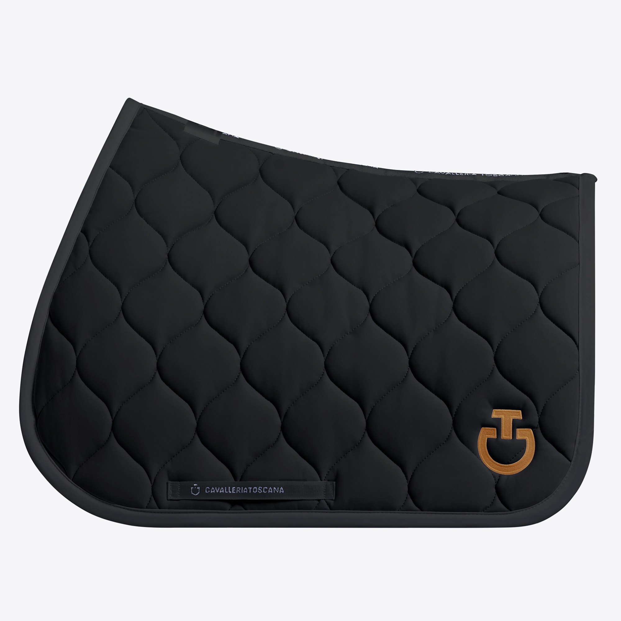 CQ Jersey Jumping saddle Pad - Black/Foxtrot