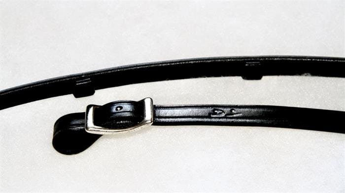 Rein Single Stop With Buckles - Black