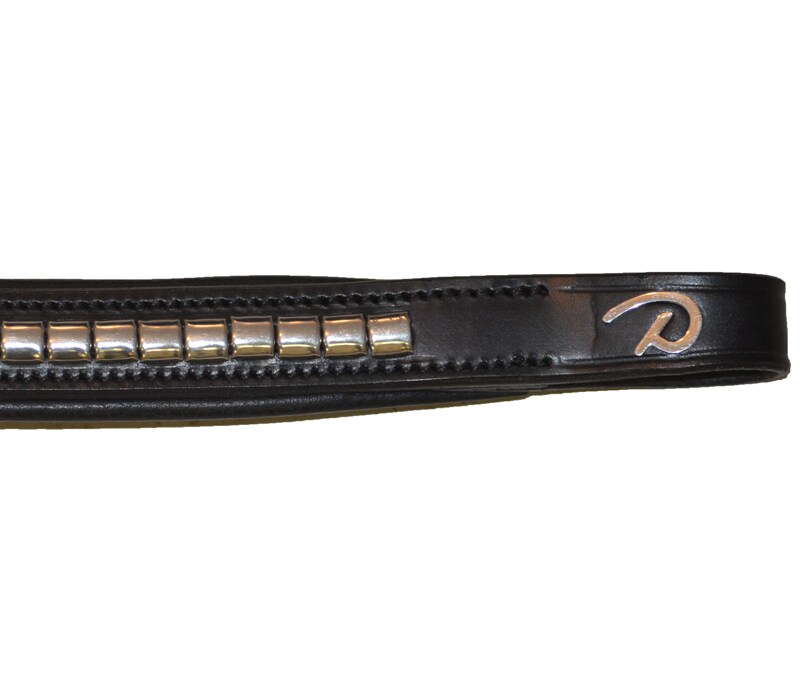 Clinchers Browband - Silver/Black