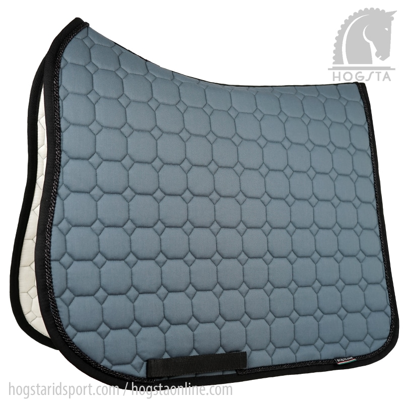 Octagon Dressage saddle pad - Grey/black/glitter