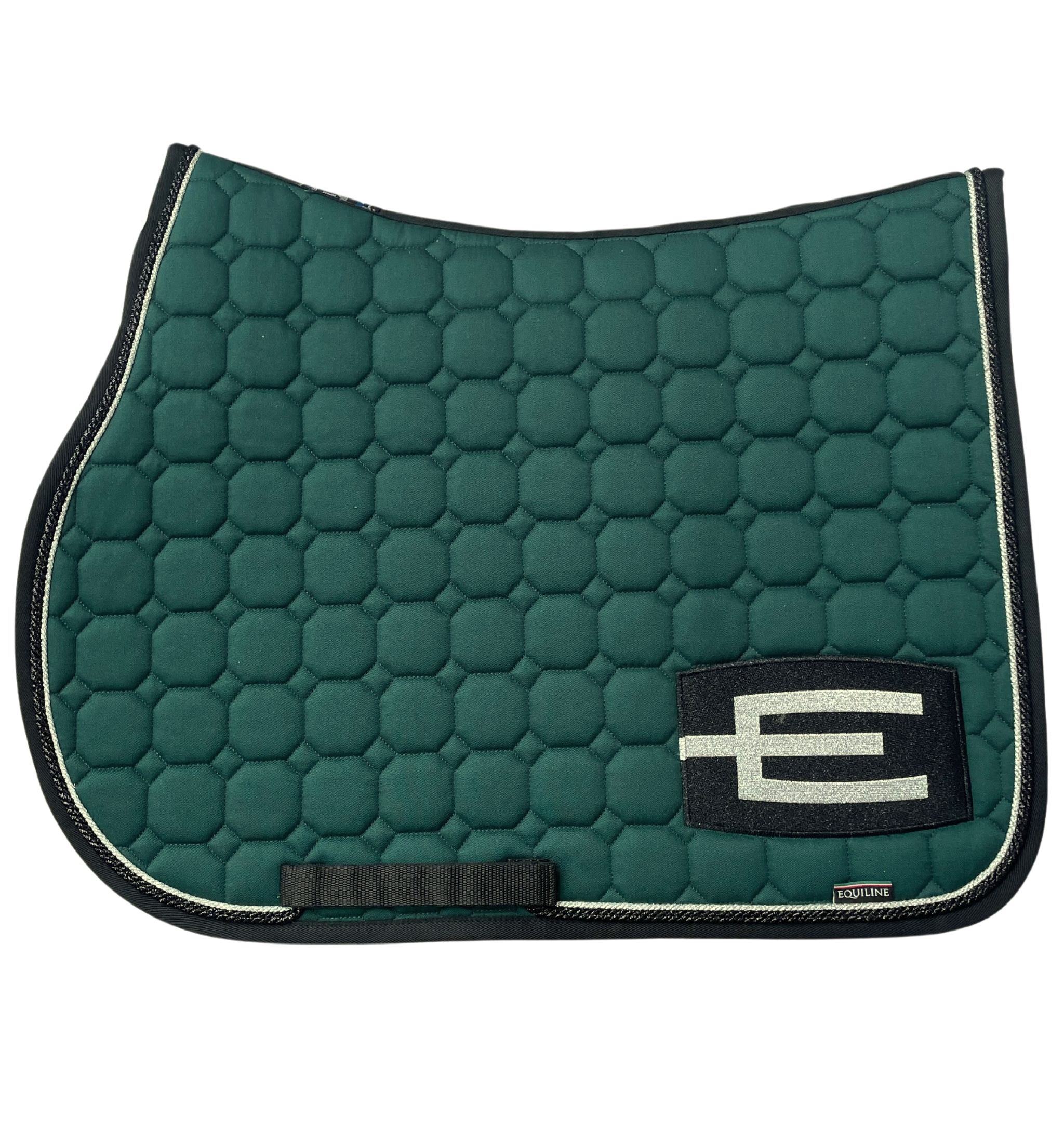 Jumping Saddle Pad E-Logo - Green