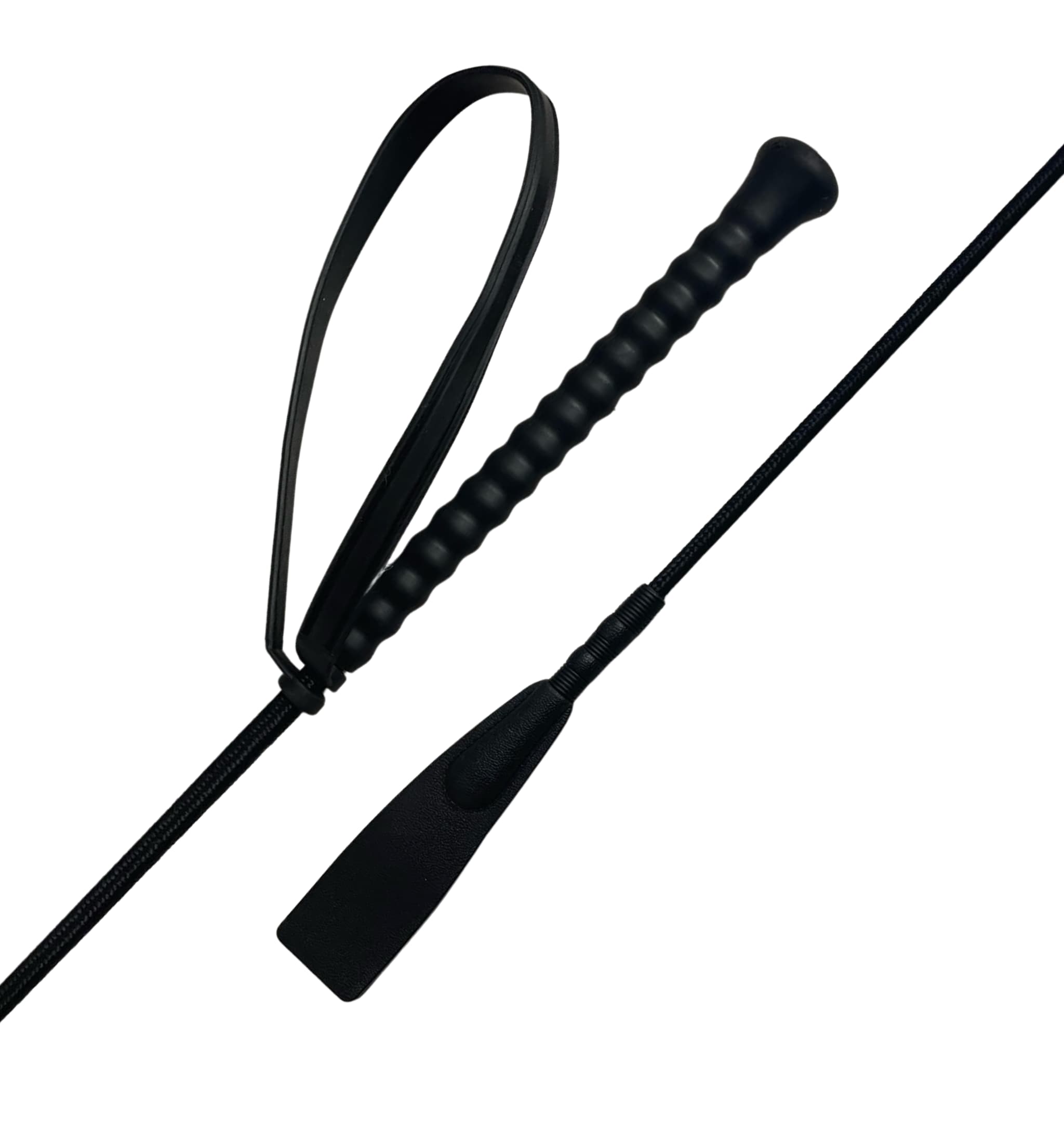 Nylon Riding Whip - 60 cm - Black