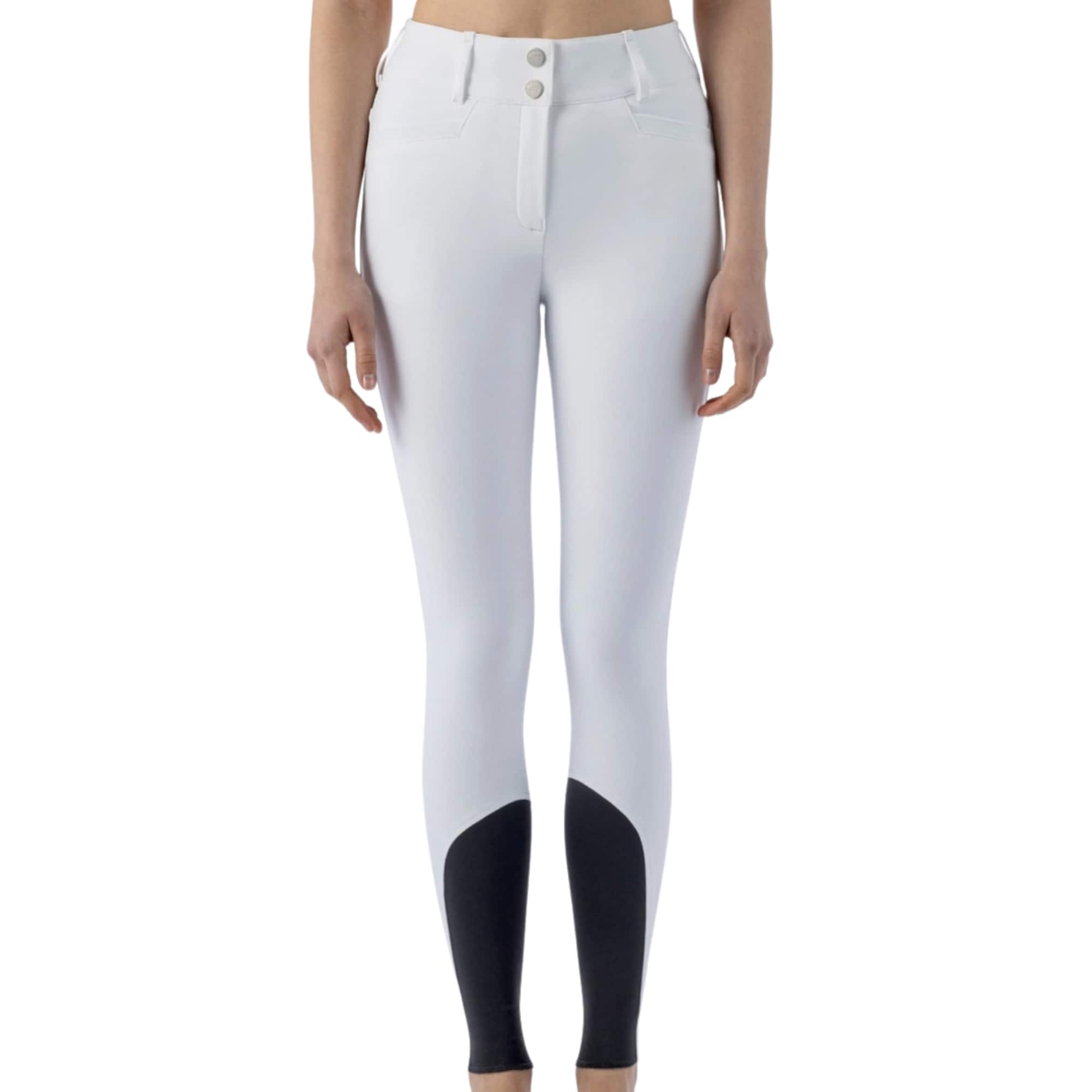 Crystalef Riding Breeches - White