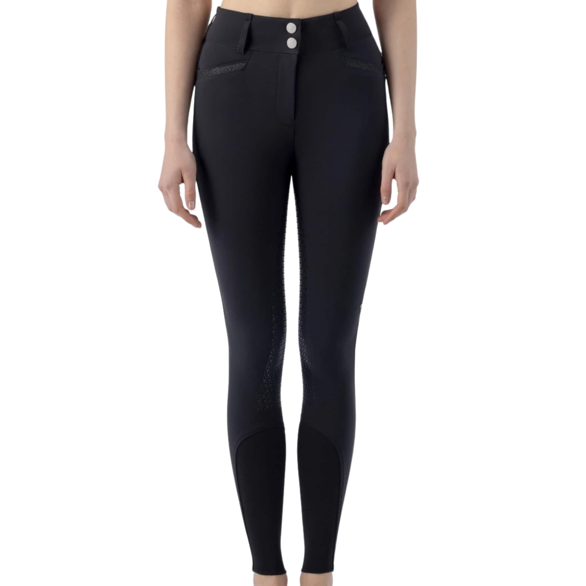 Crystalef Riding Breeches - Black