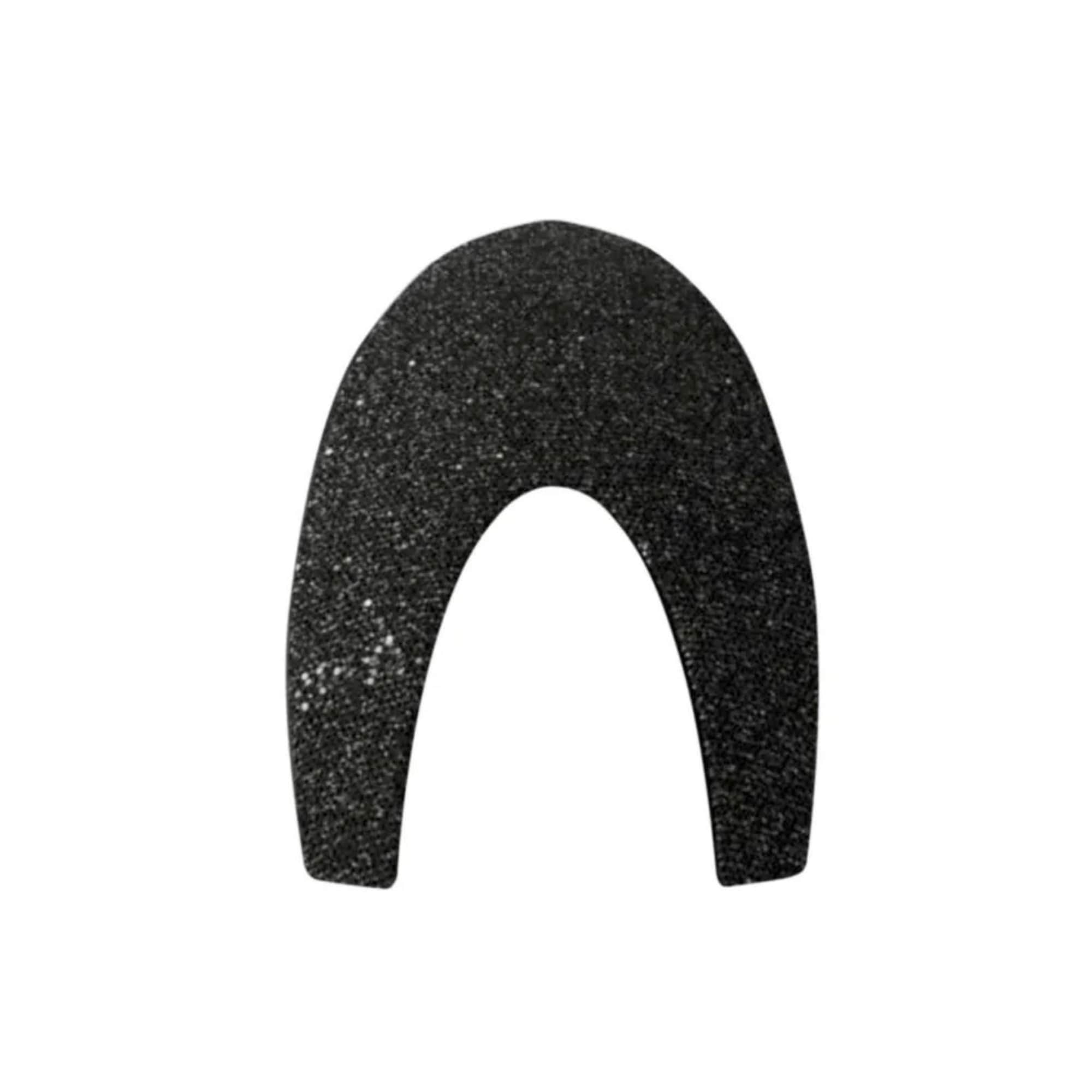 Svart Glitter Front till KEP 2.0 Ridhjälm