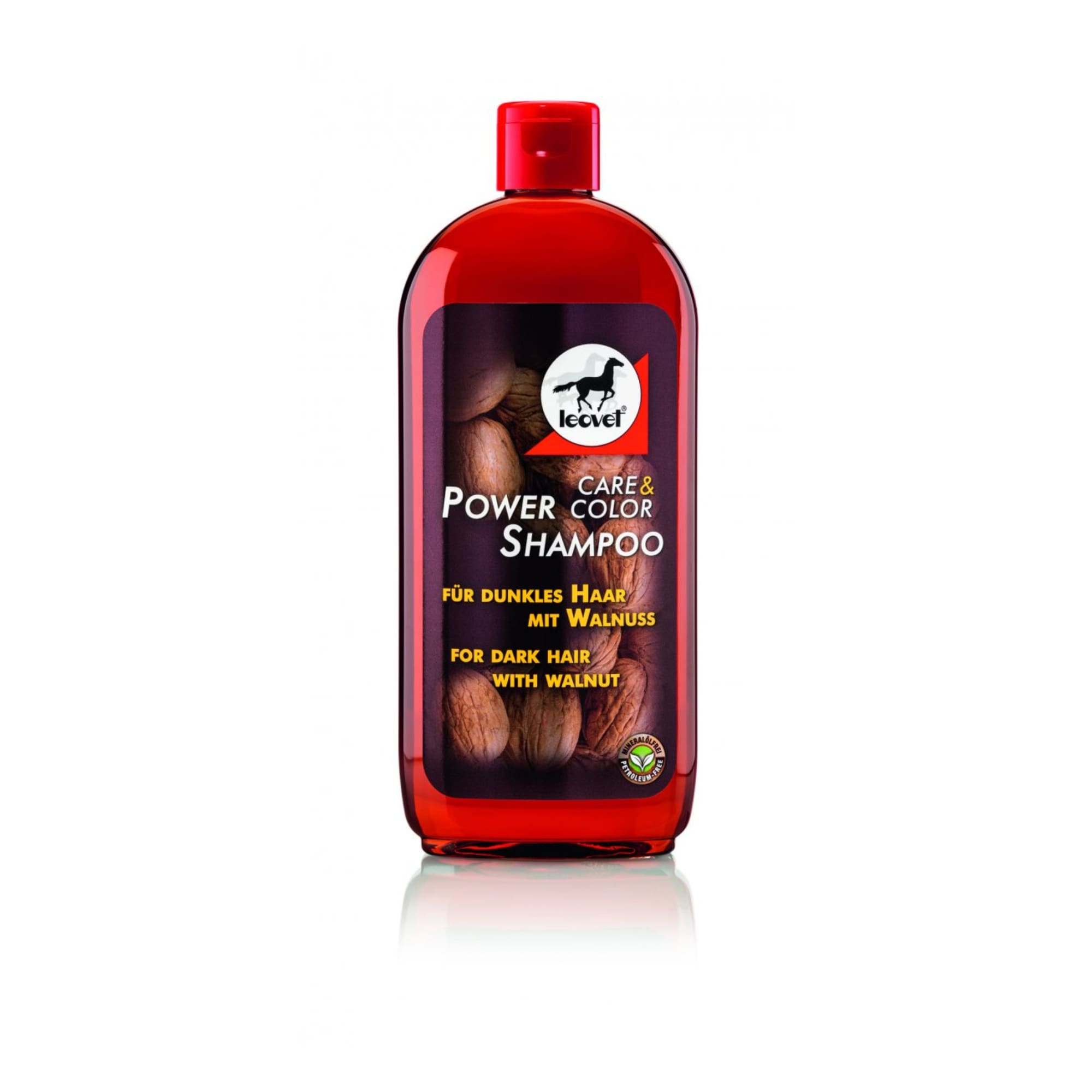 Leovet Power Shampoo Walnut - schampo för mörkbruna och svarta hästar