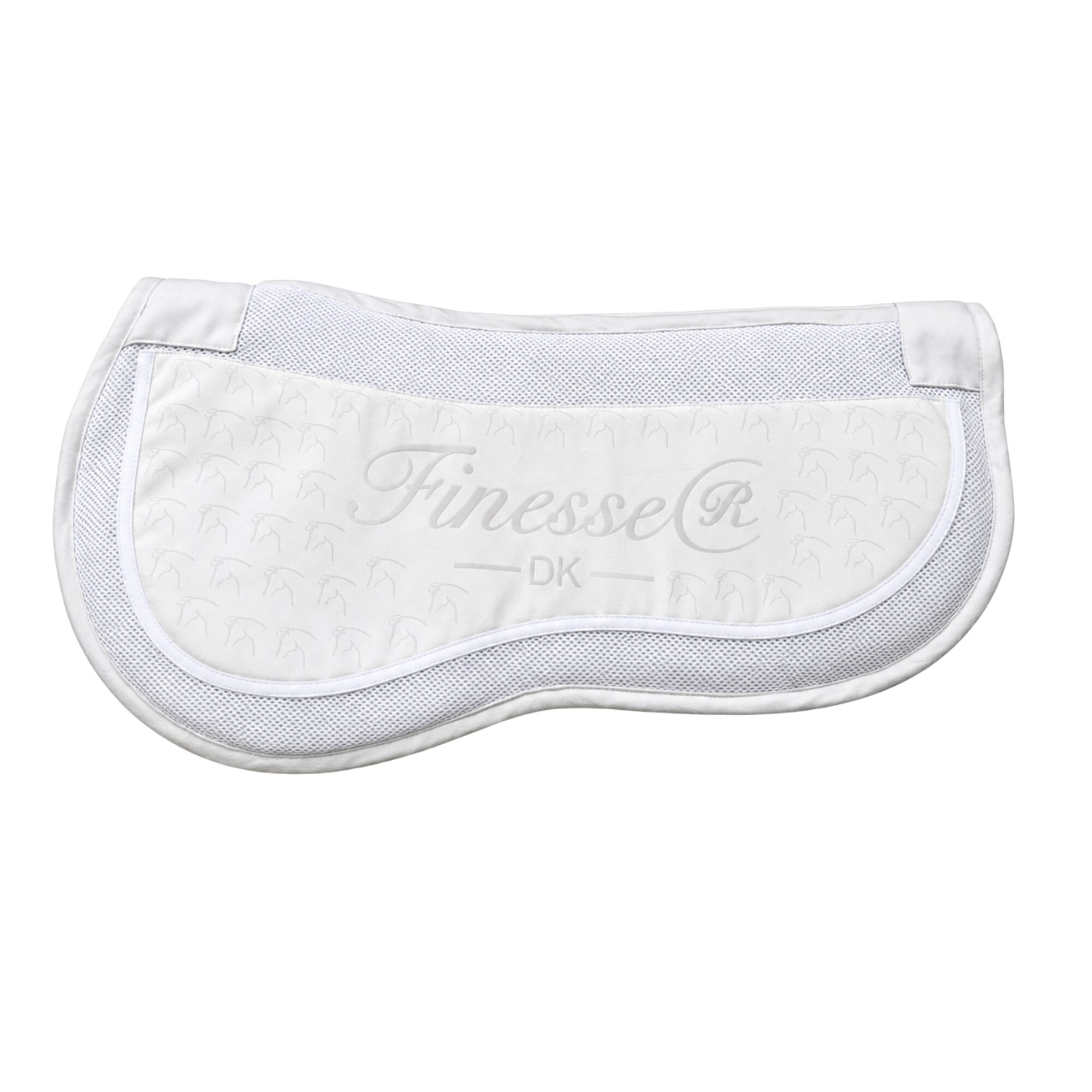 Finesse Pressure Relief Saddle Pad - White