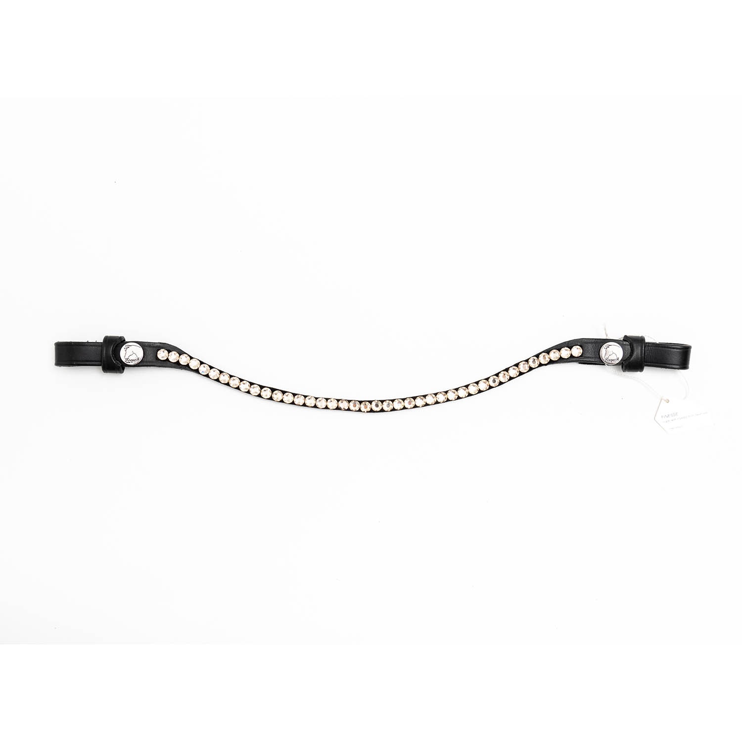 Browband Crystal Black - Champagne