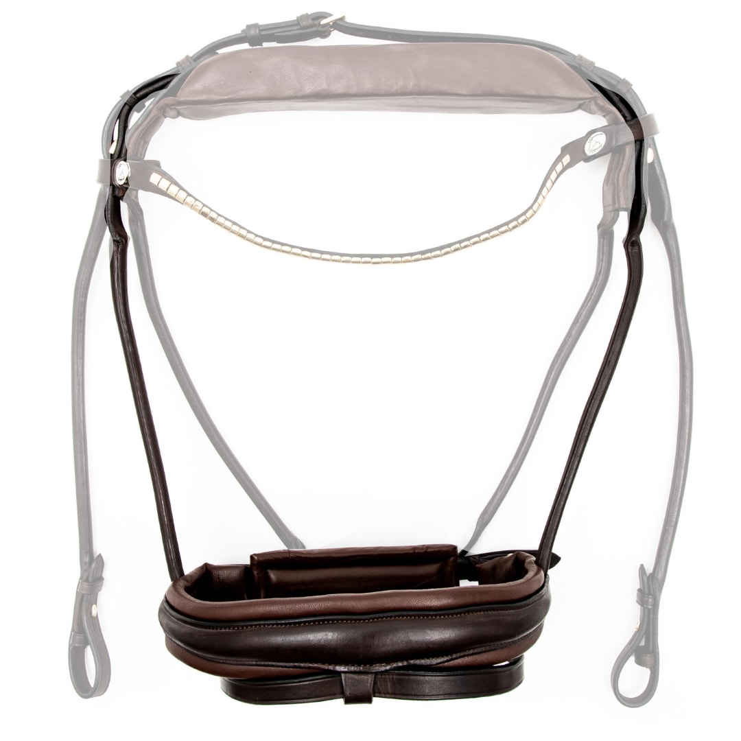 Finesse Bridle Noseband - Brown