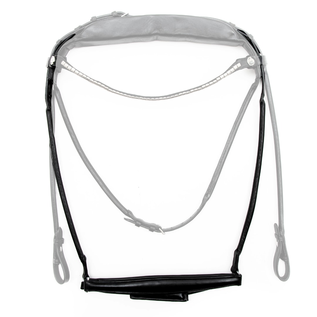 Finesse Bridle Drop noseband - Black