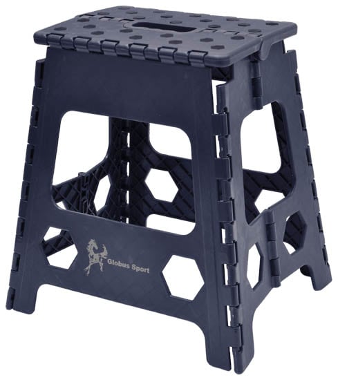 Step stool from Globus - - Hogsta Ridsport