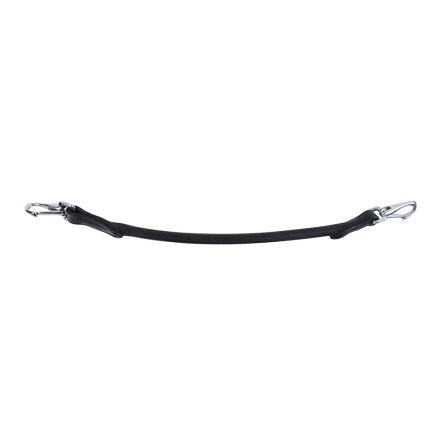 Round Sewn Saddle Strap - Black