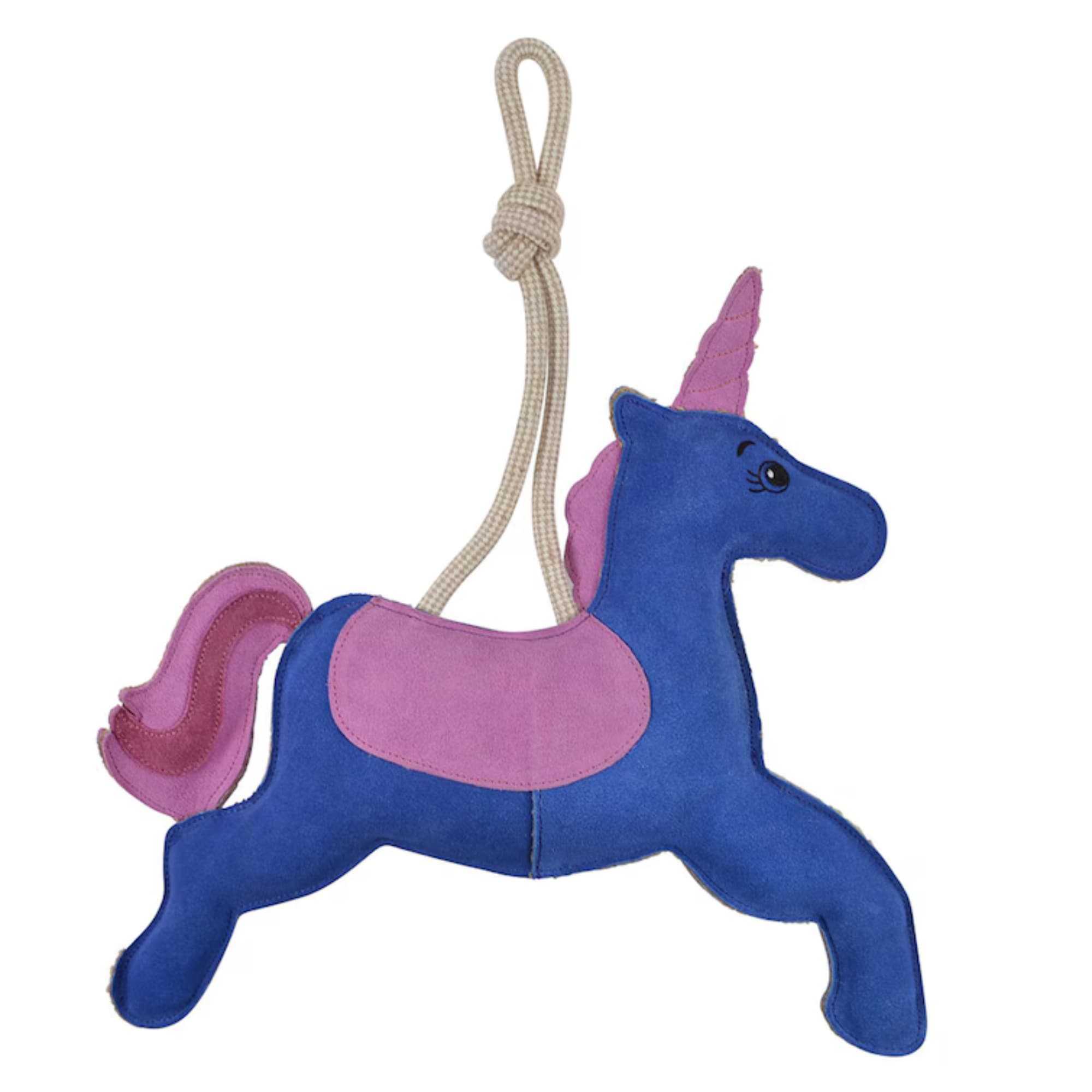 Horse Toy - Unicorn in suede