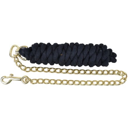 Leadrope with chain - Black