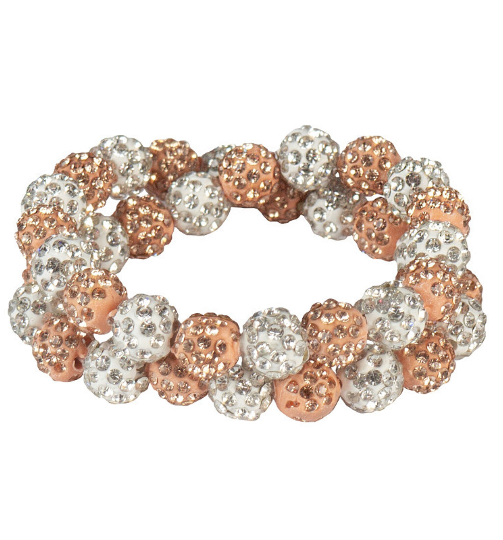 Scrunchie Delicate - Silver/Rose