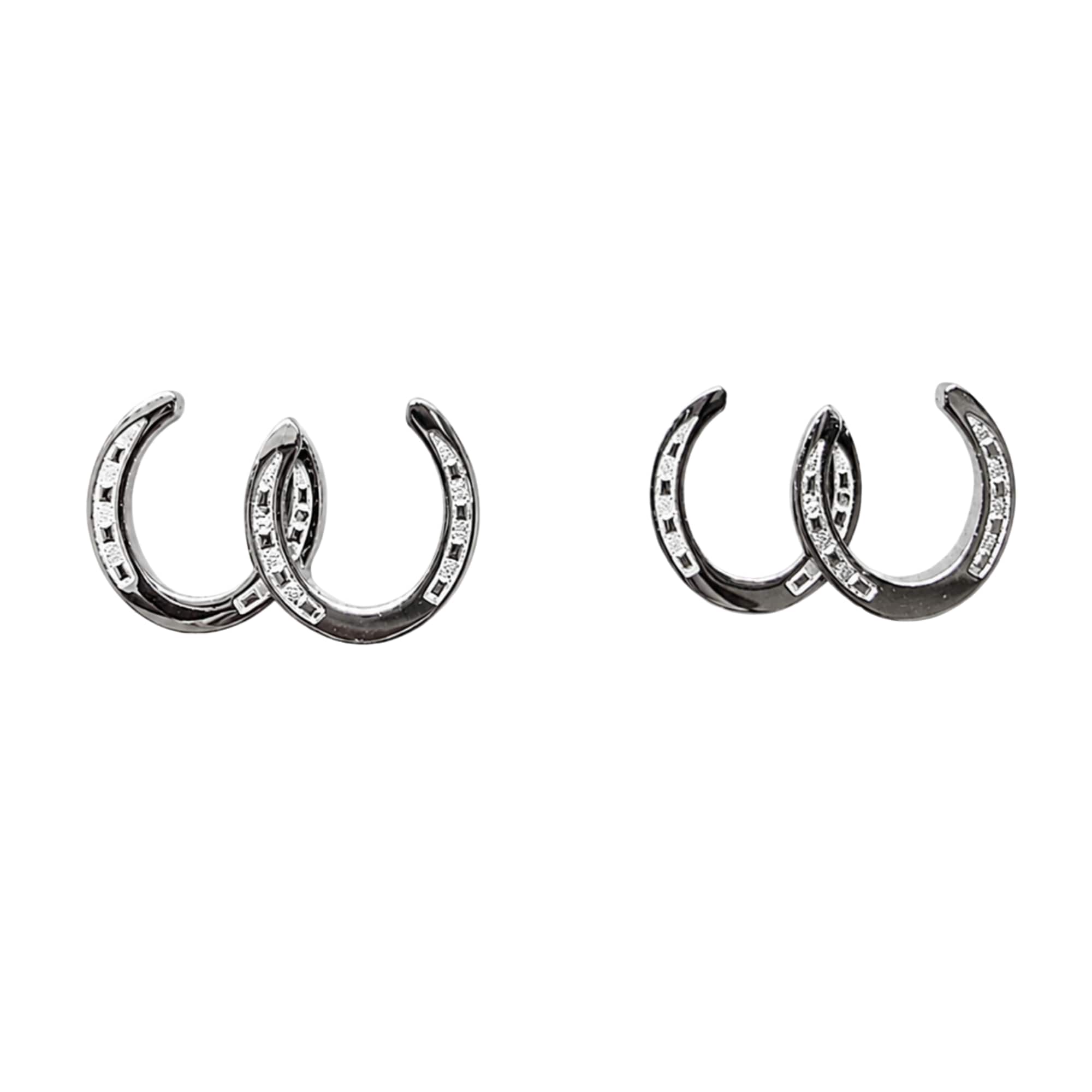 Horseshoe Studs - Silver