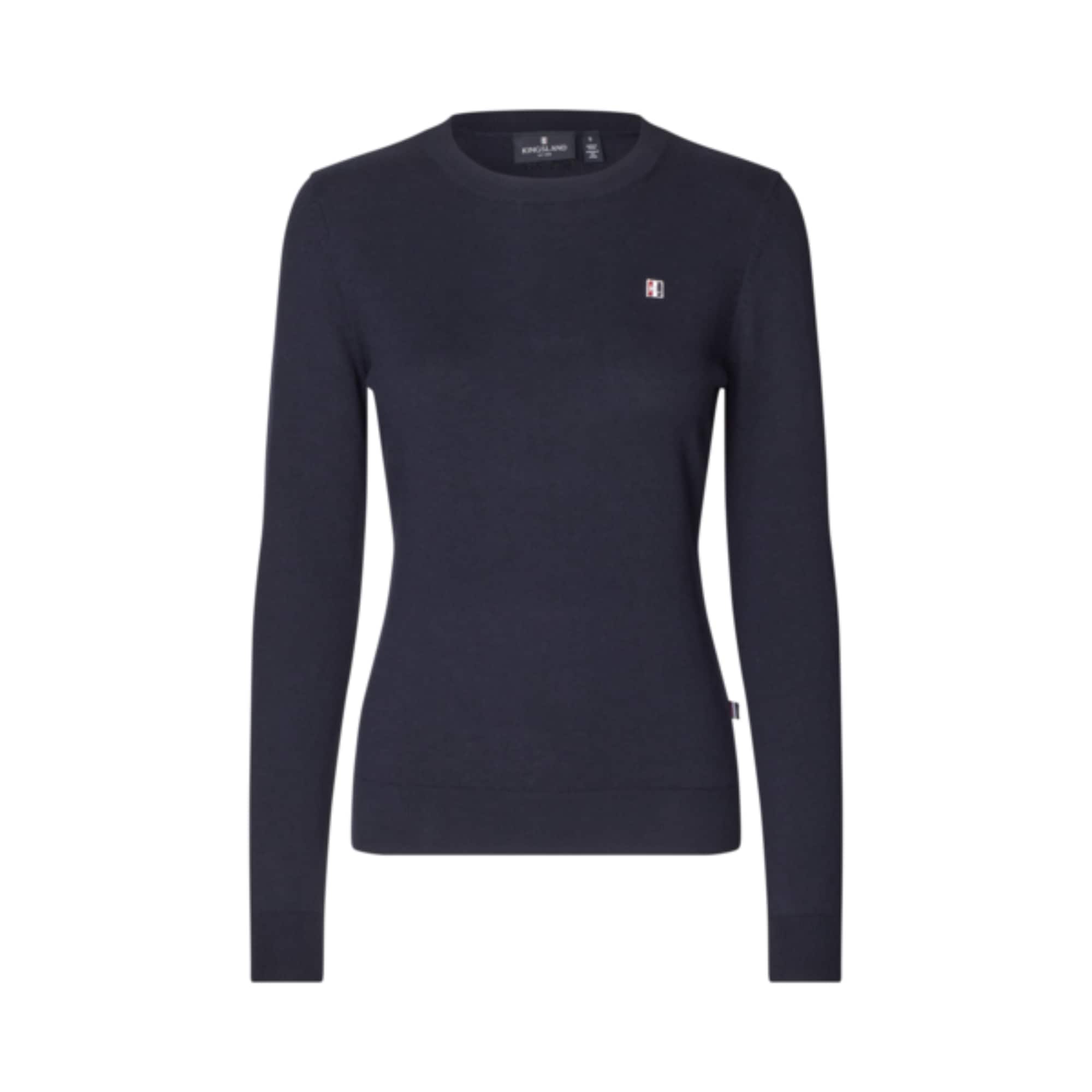 Classic Ladies O-Neck Pullover - Navy