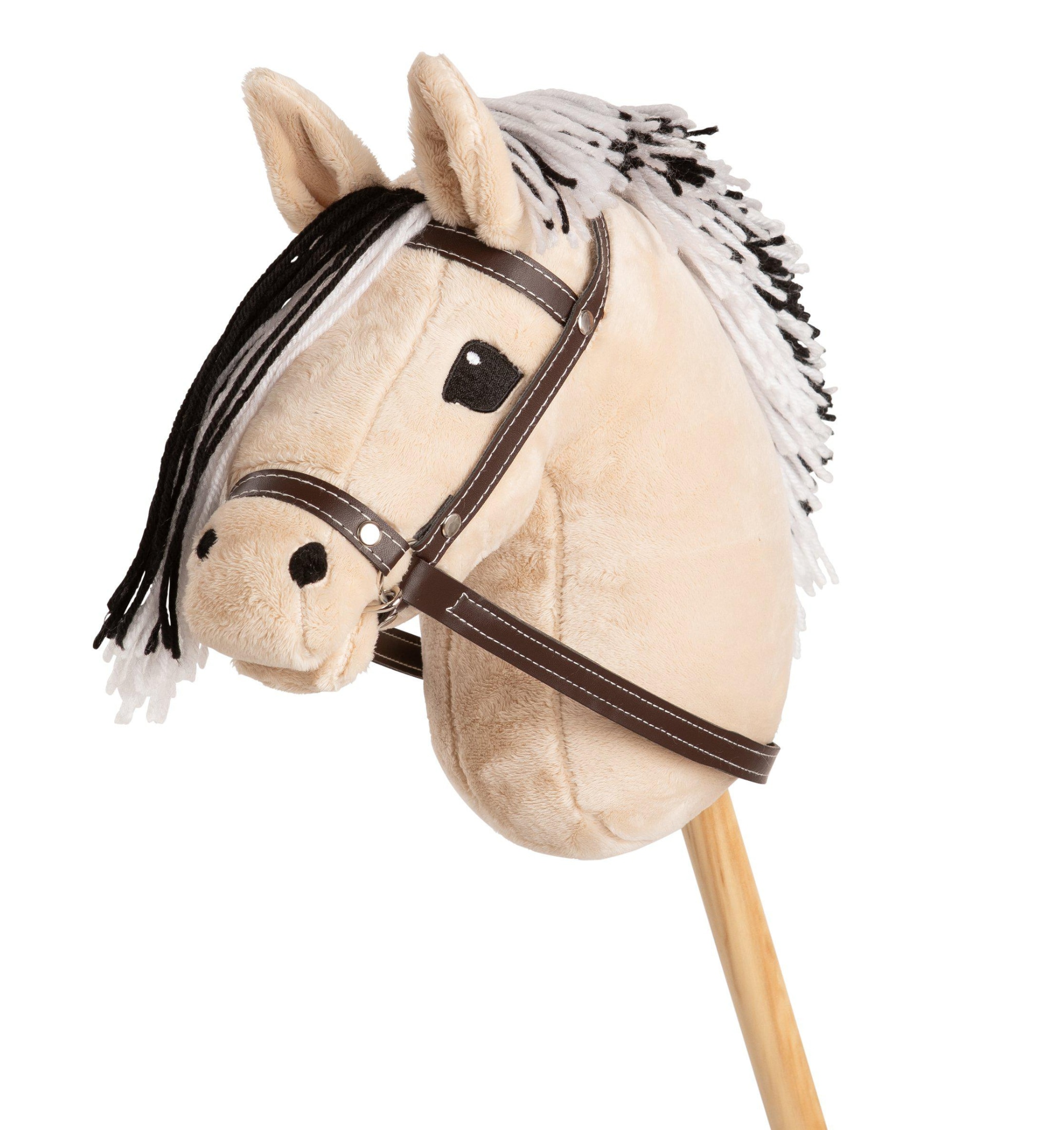 Hobby horse Greta - Beige/Black/White