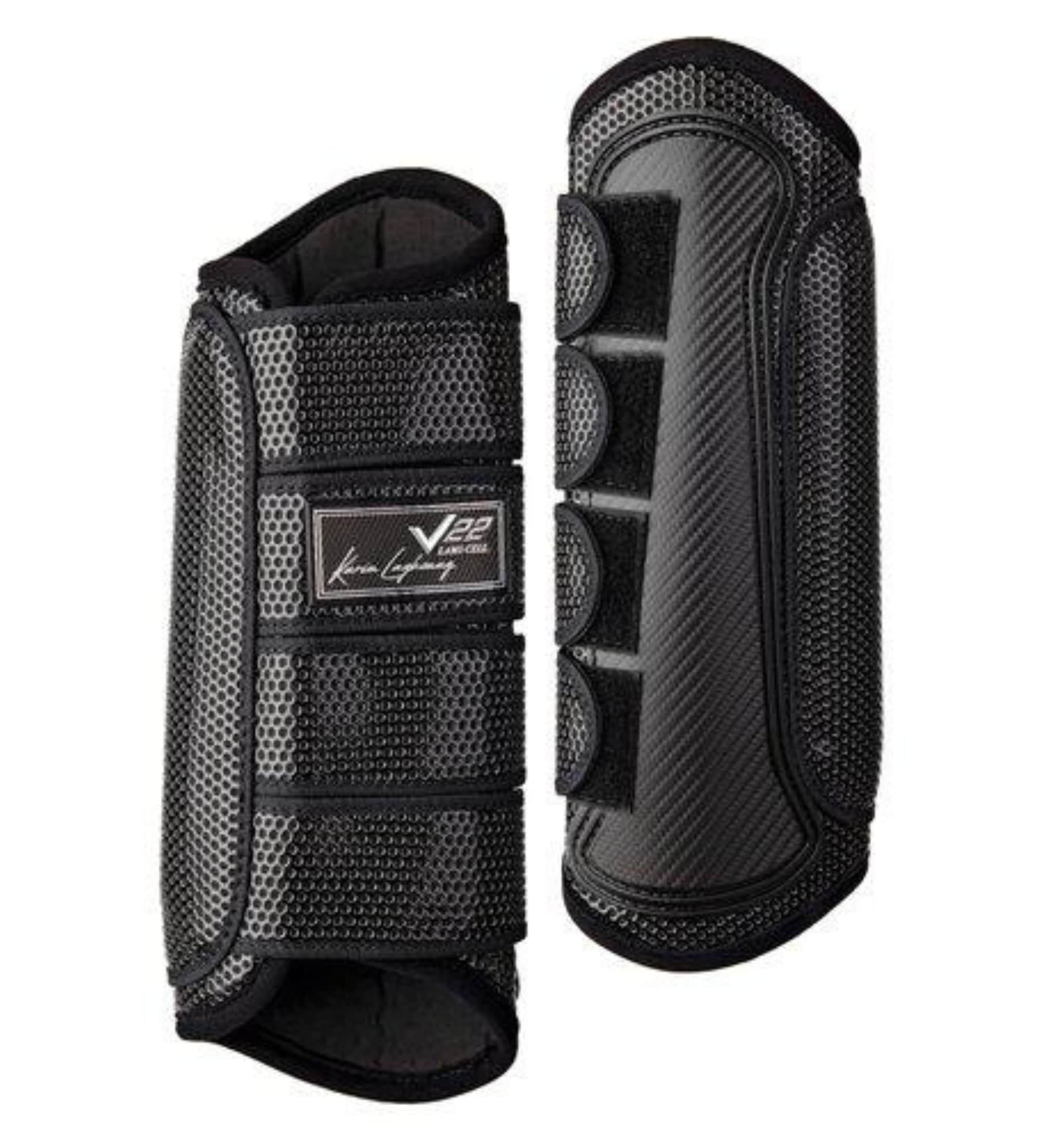 Eventing Boots V22 Hind - Black