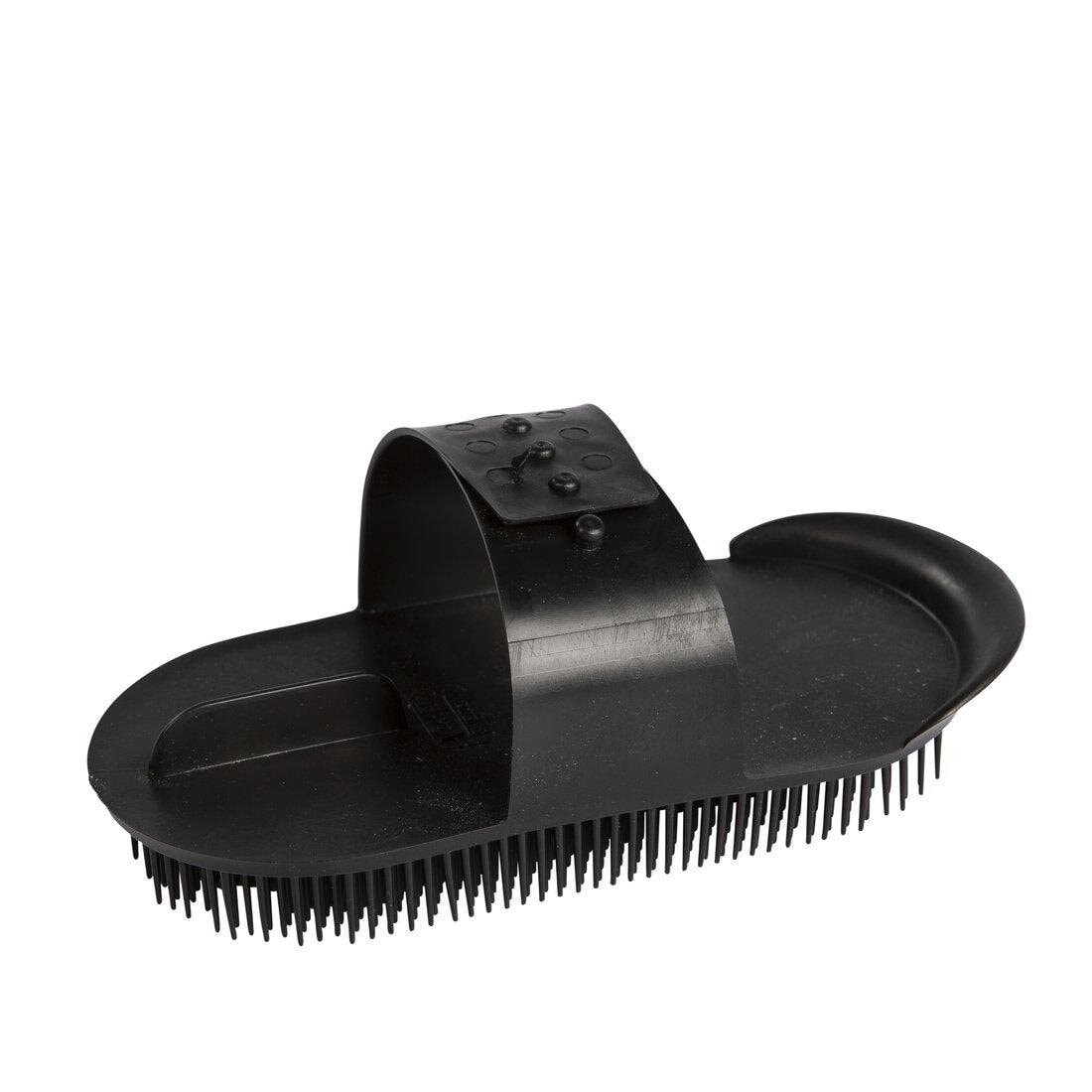 Rubber curry comb - Black