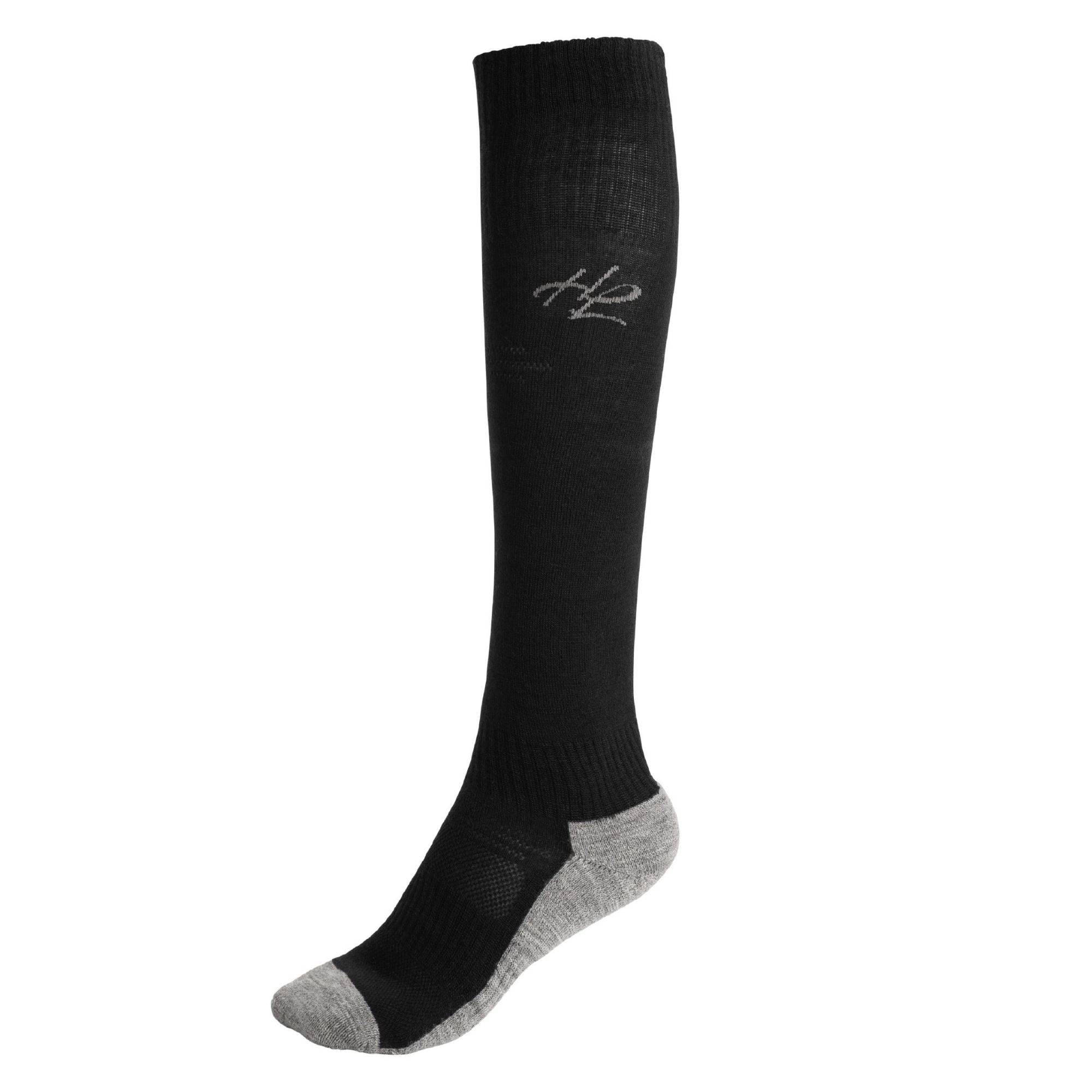 Wool Winter Riding Socks - Black