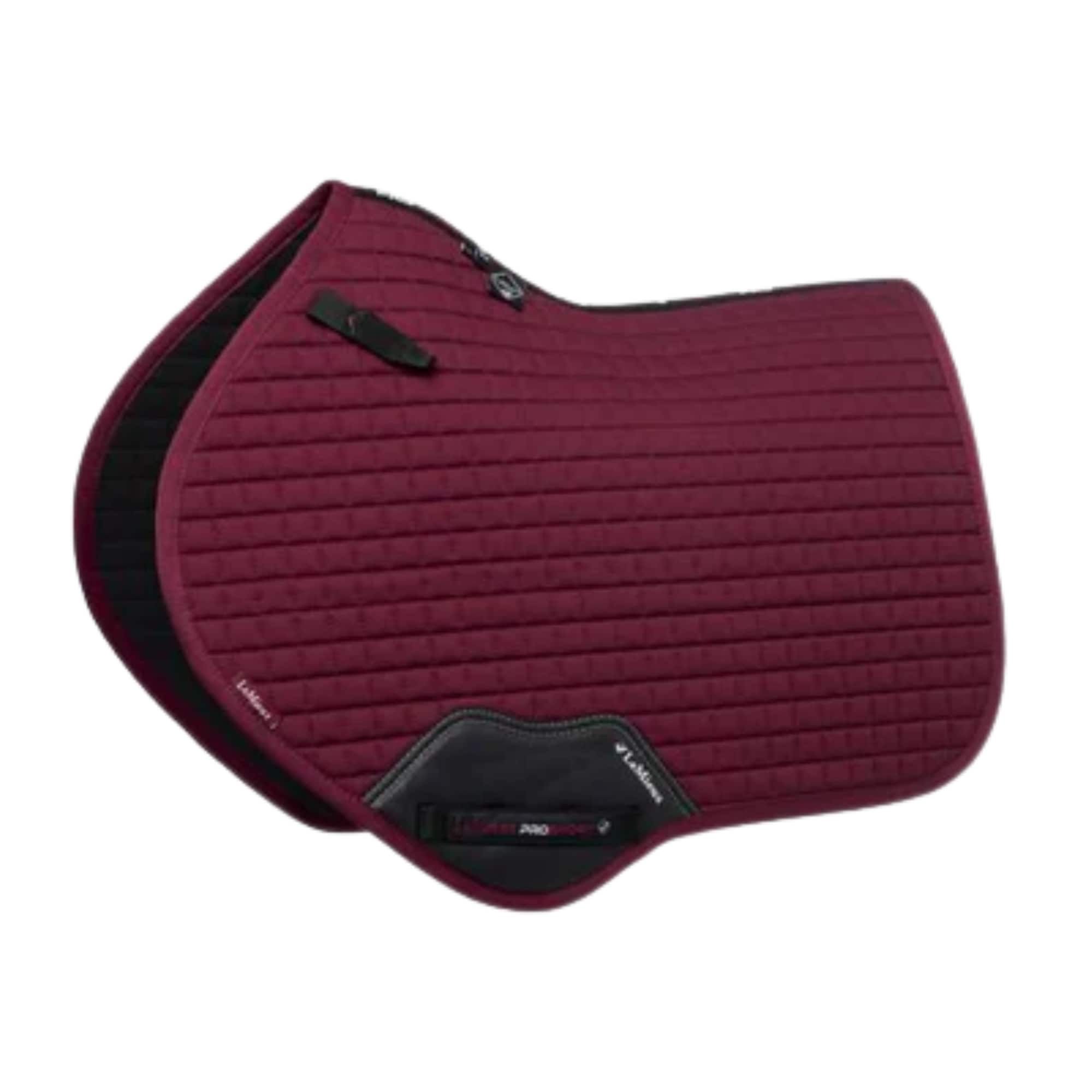 Classic Cotton Jumping Saddle Pad - Burgundy