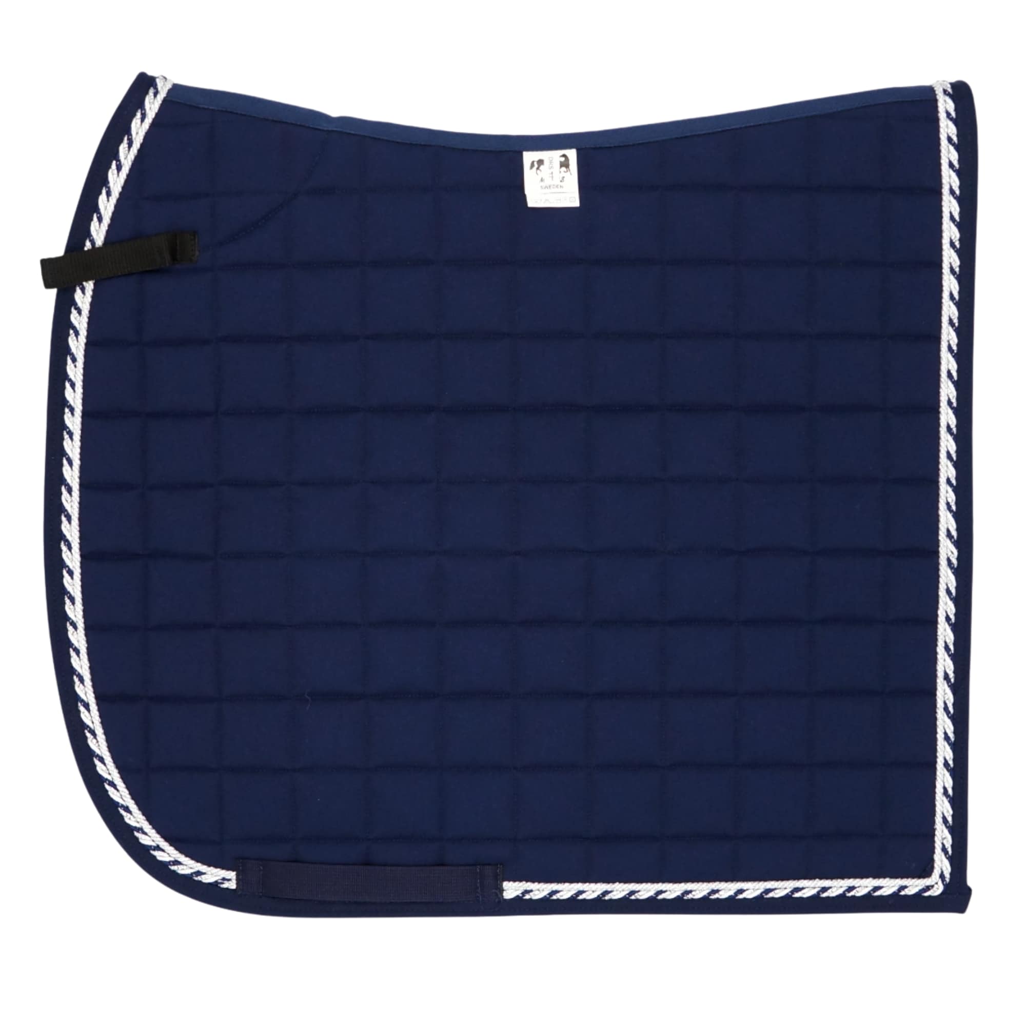 Dressage Saddle Pad - Navy/Silver