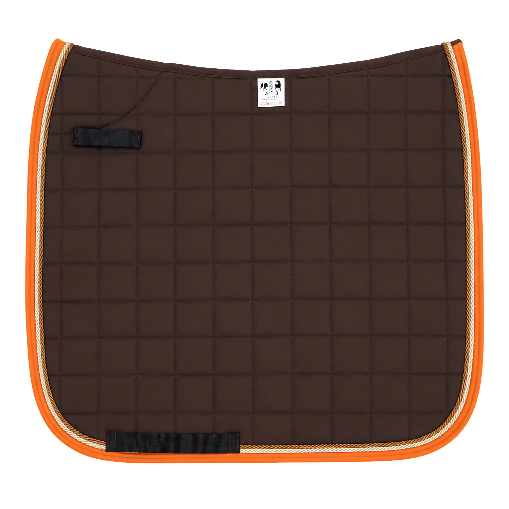 Dressage Saddle Pad - Brown/Rust
