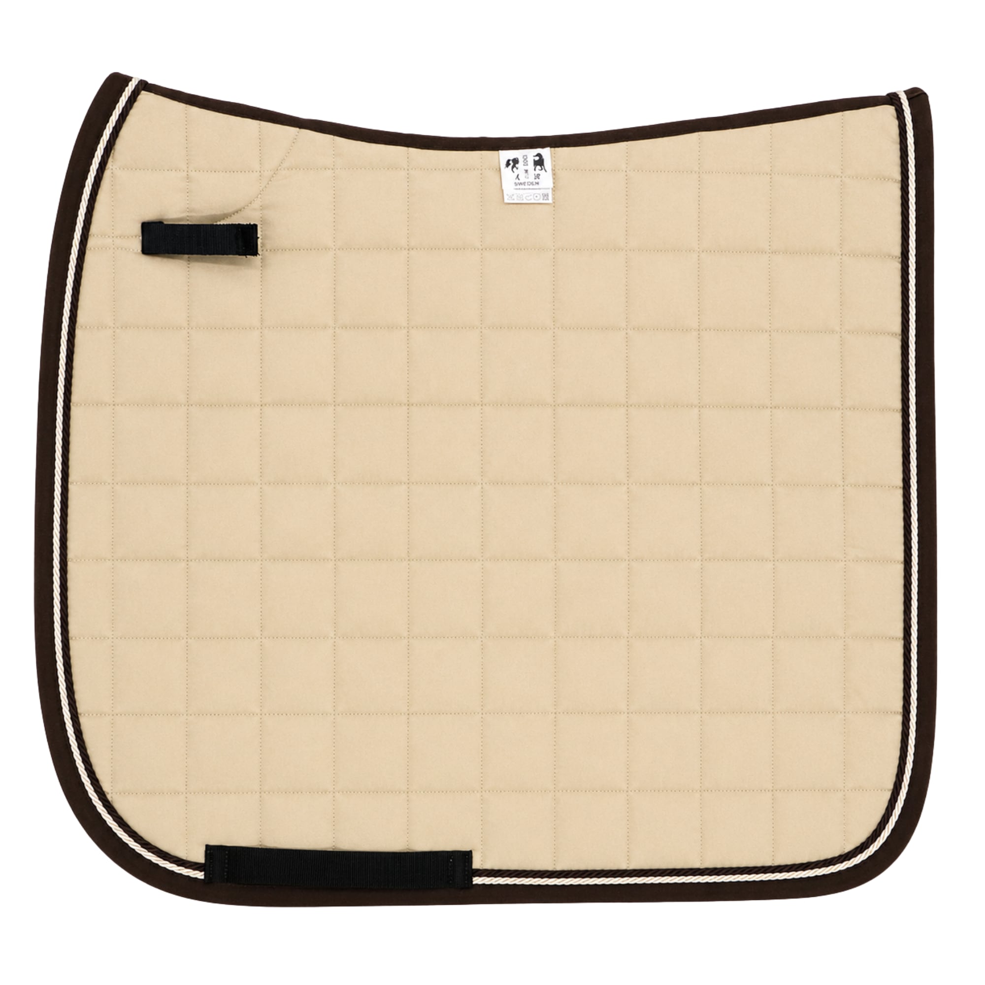 Dressage Saddle Pad - Sand/Brown