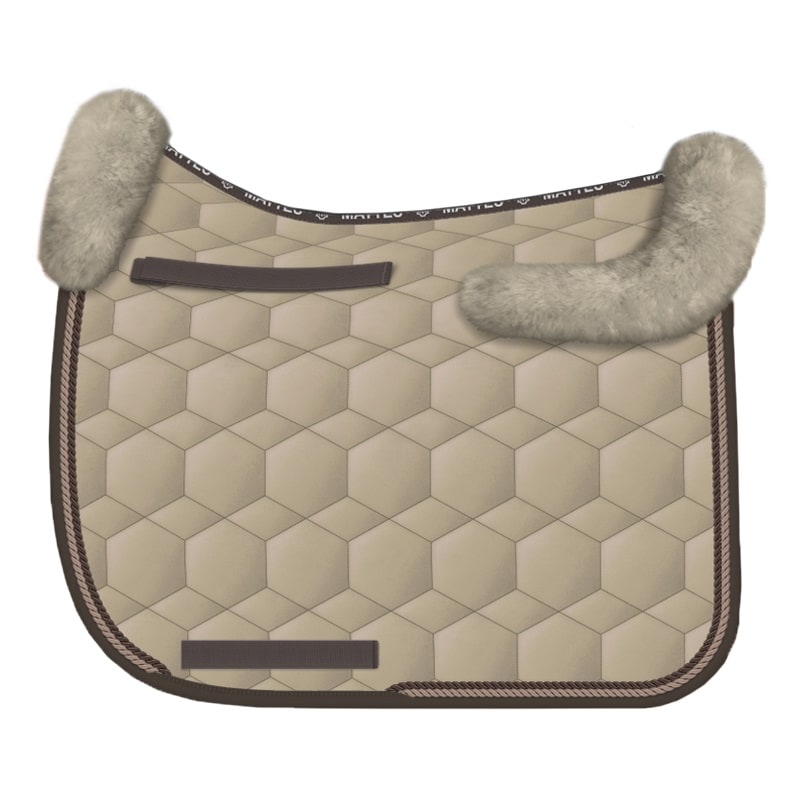 Sheepskin Saddle Pad DR - Safari