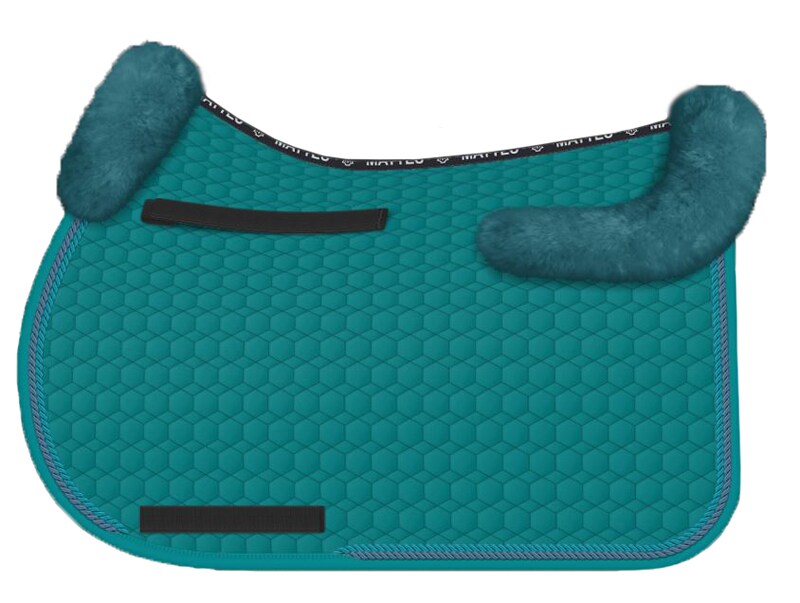 Sheepskin allround saddle pad - Teal