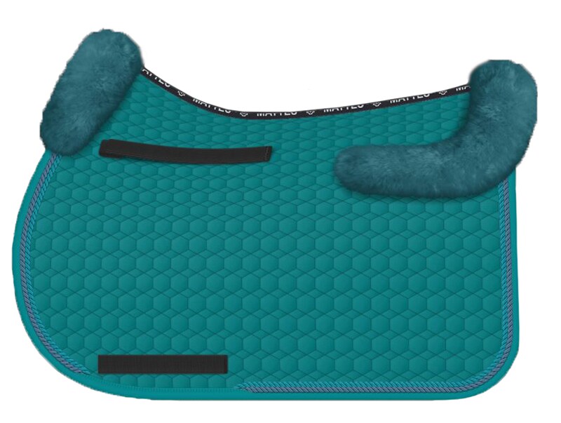 Sheepskin allround saddle pad - teal