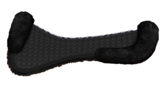 Sheepskin half pad PM System - Black/Black