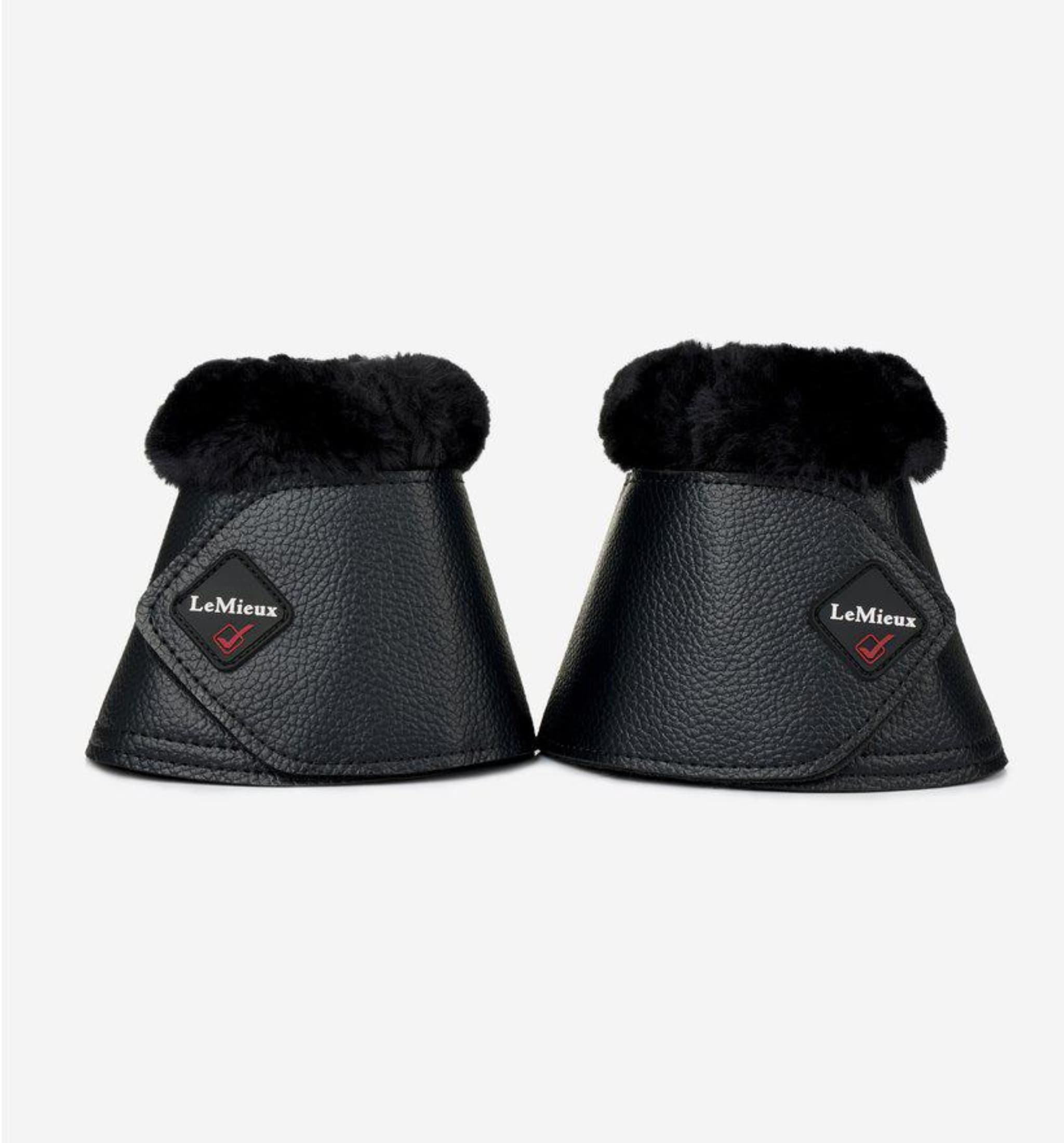 Fleece Wrapround boots - Black