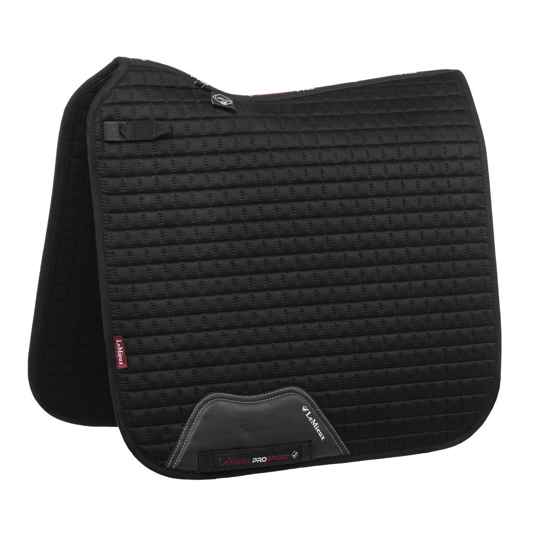 Suede Dressage Saddle Pad - Black