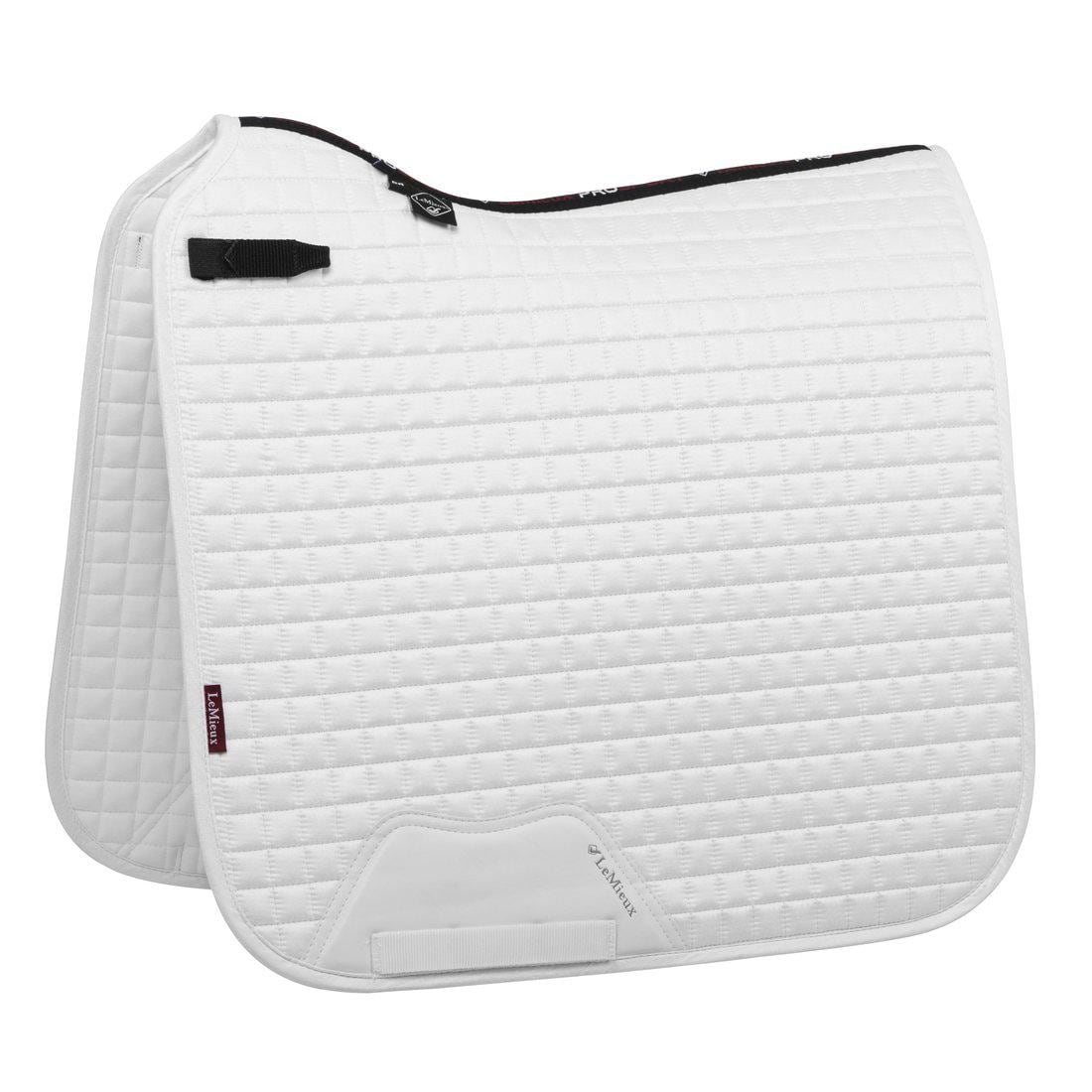 Suede Dressage Saddle Pad - White