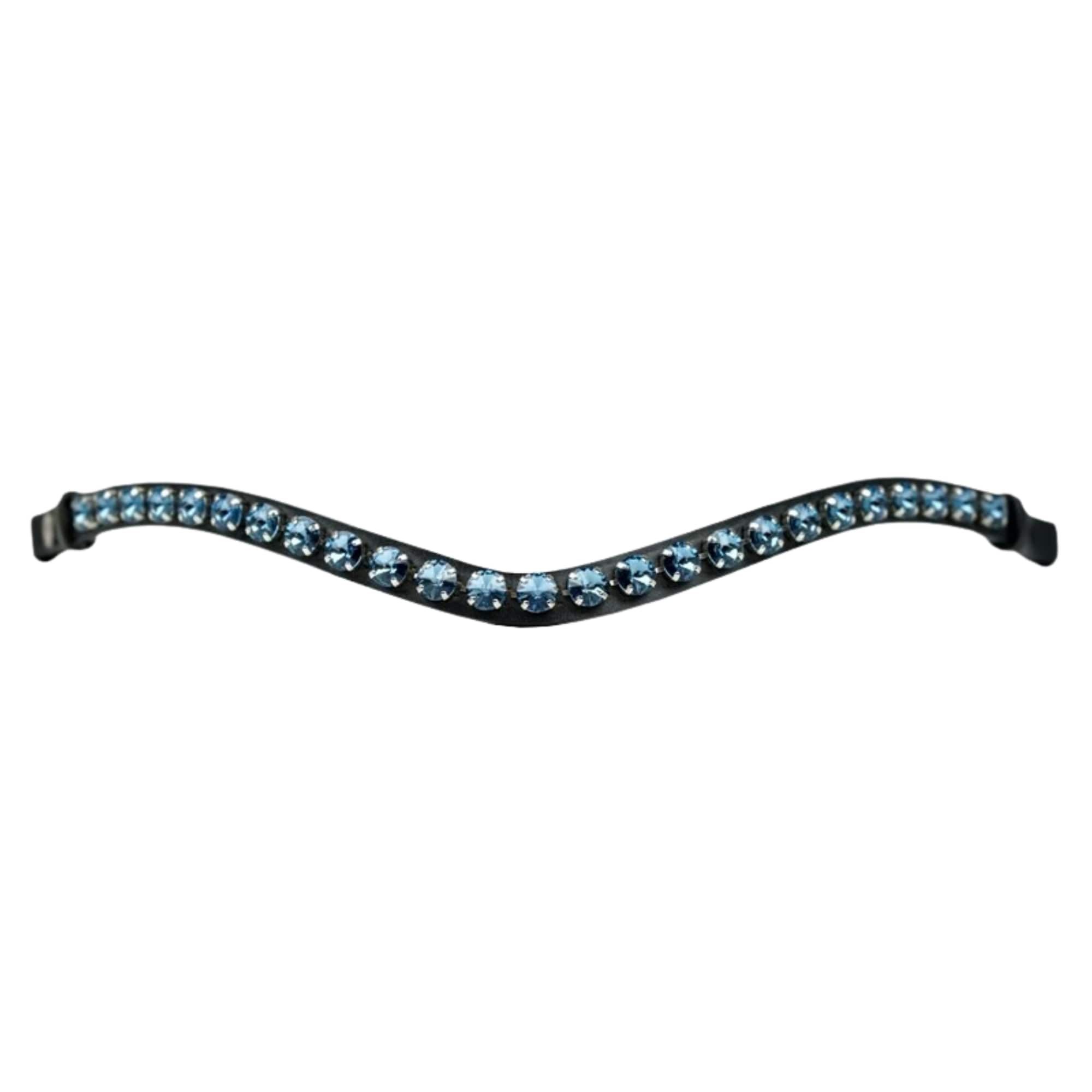 Browband OS Rivoli - Brown - Denim blue