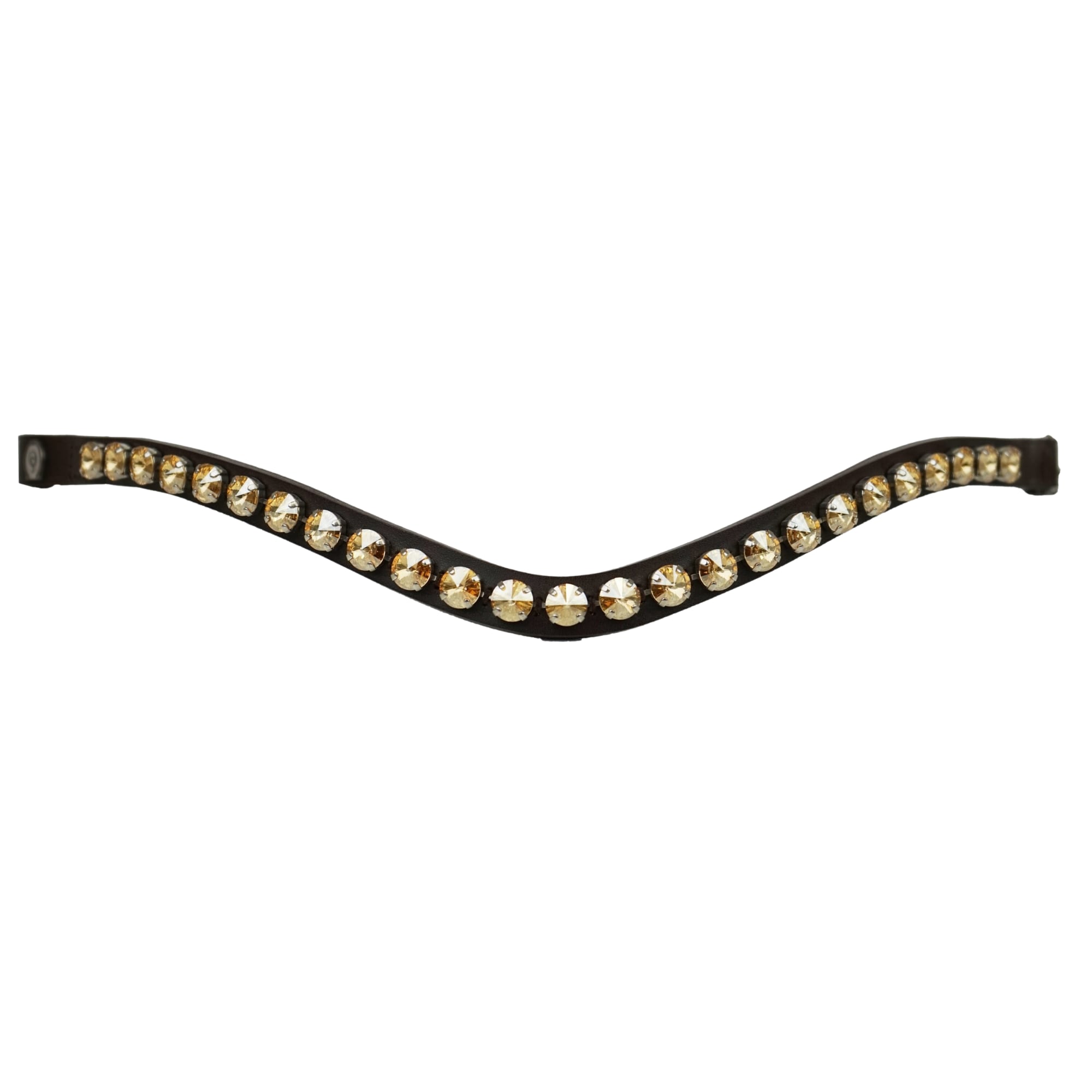 Browband OS Rivoli - Brown - Golden Shadow