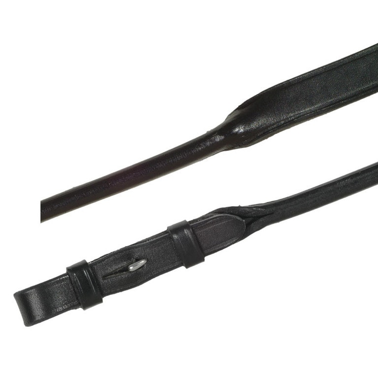 Leather Reins RS 13 mm - Black