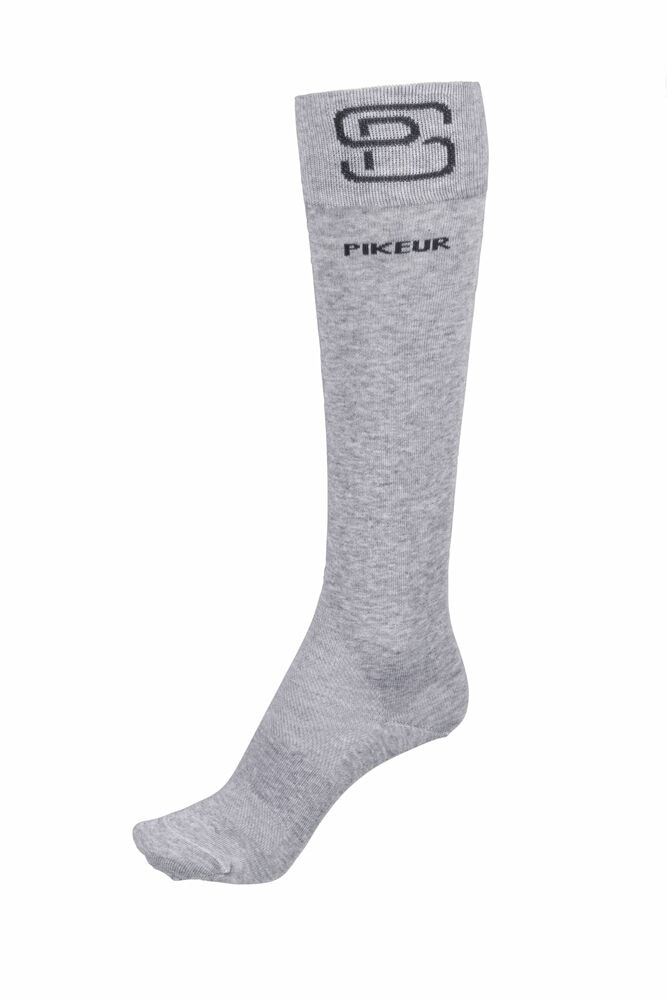 Pikeur Knee sock Mesh - Light Grey Mel