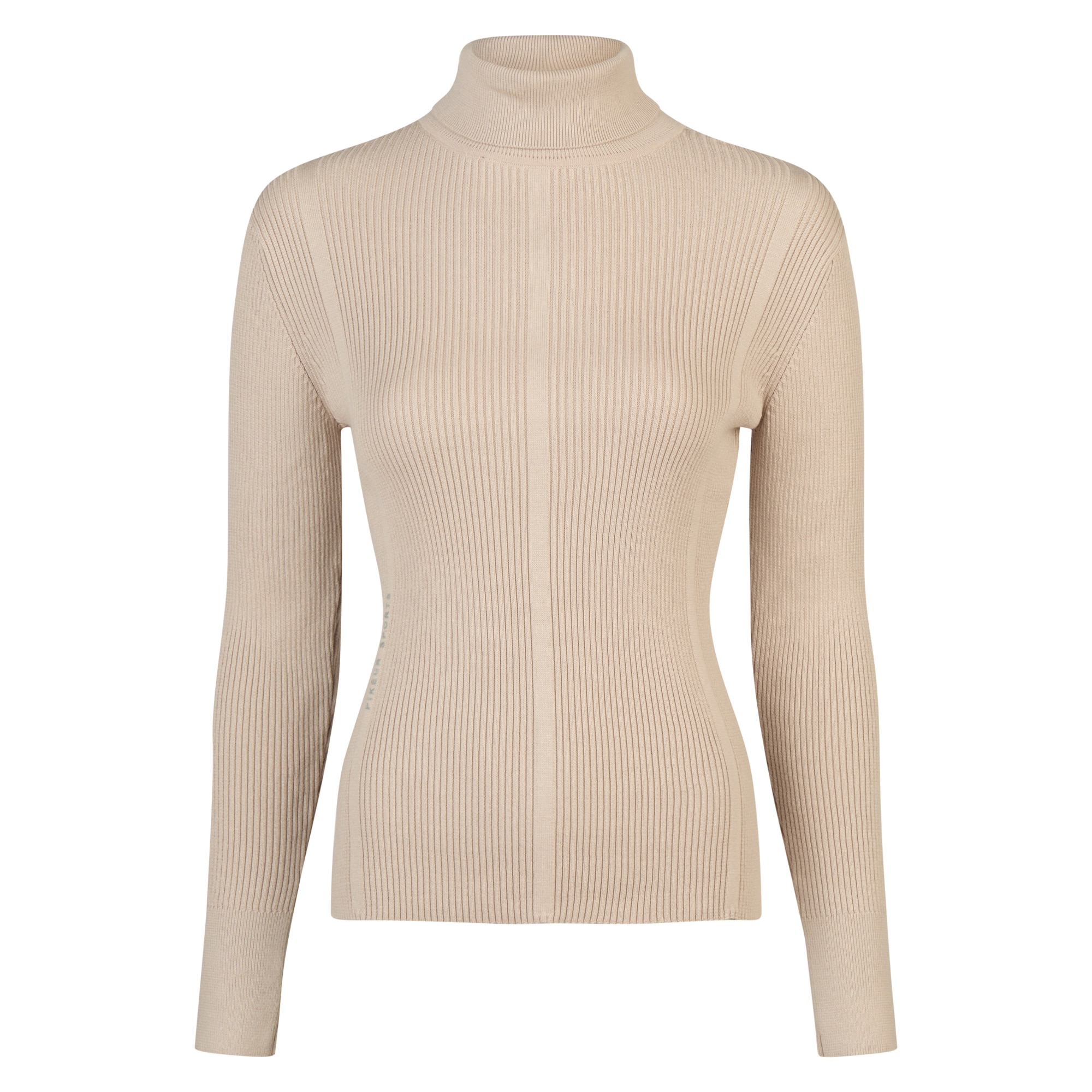 Knitted Roll Neck - Pale Grey