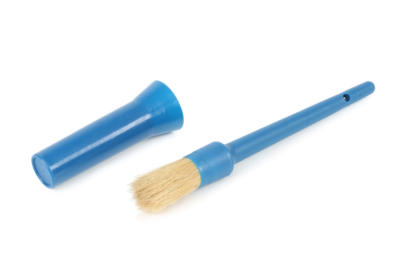 Hoof brush with cap - blue