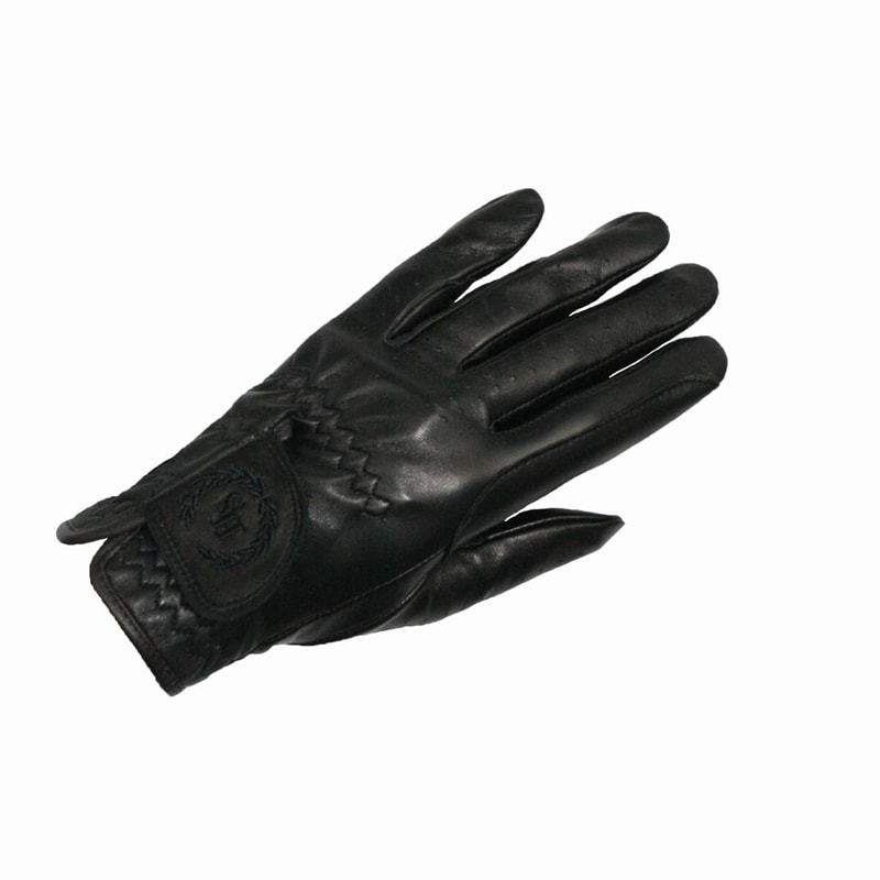 Leather glove - black