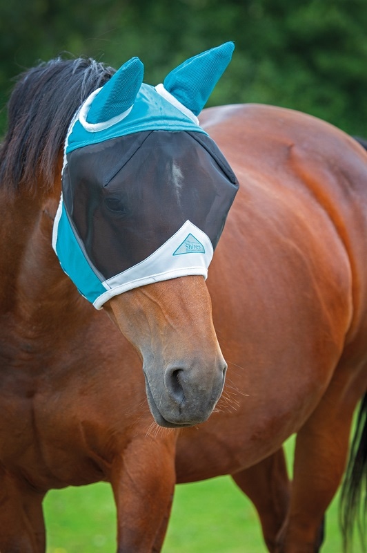 Fly mask with ear covers